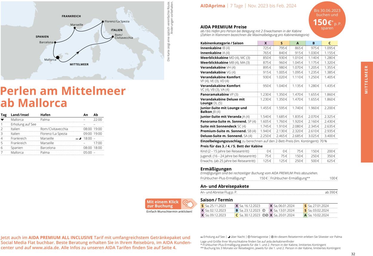 Prospekt Aida 01.10.2023 - 30.04.2024