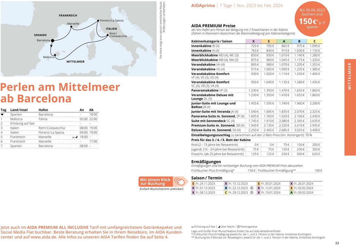 Prospekt Aida 01.10.2023 - 30.04.2024