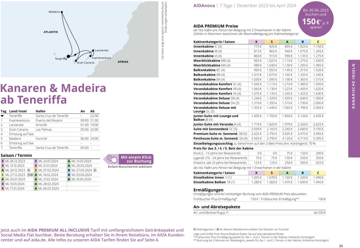 Prospekt Aida 01.10.2023 - 30.04.2024