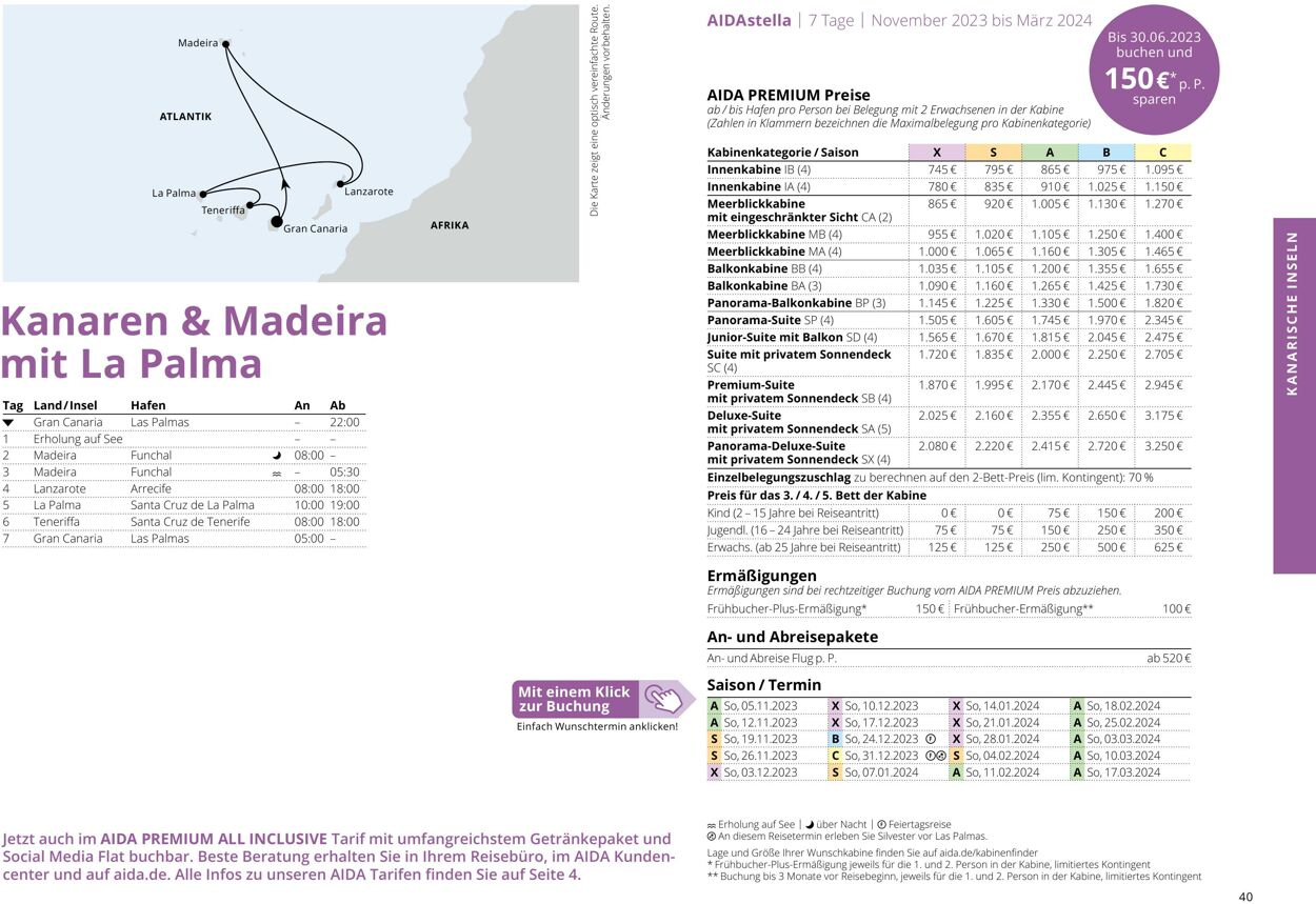 Prospekt Aida 01.10.2023 - 30.04.2024