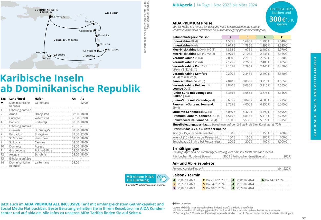 Prospekt Aida 01.10.2023 - 30.04.2024