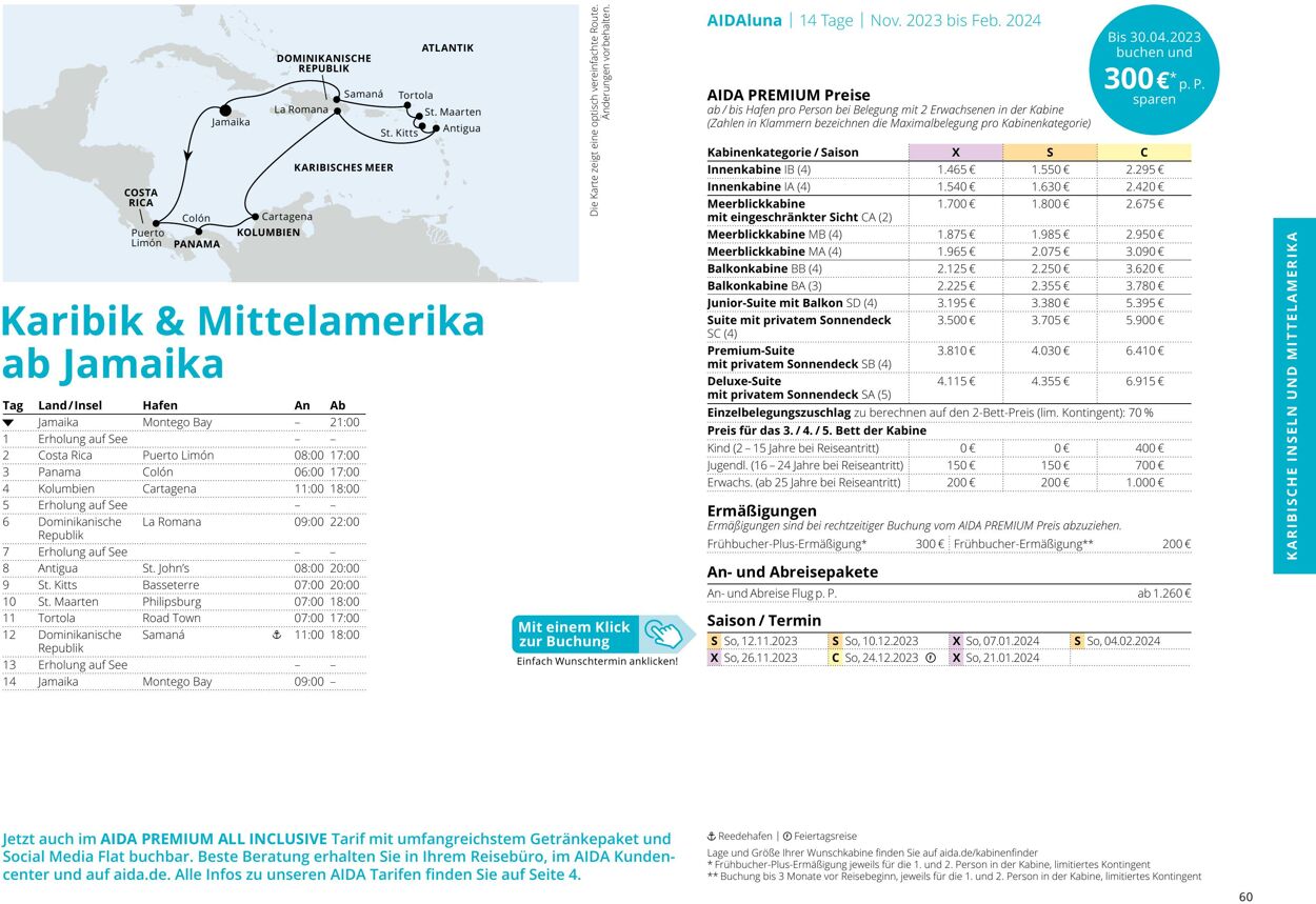 Prospekt Aida 01.10.2023 - 30.04.2024