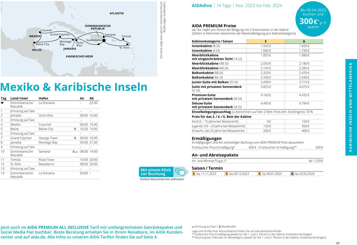 Prospekt Aida 01.10.2023 - 30.04.2024