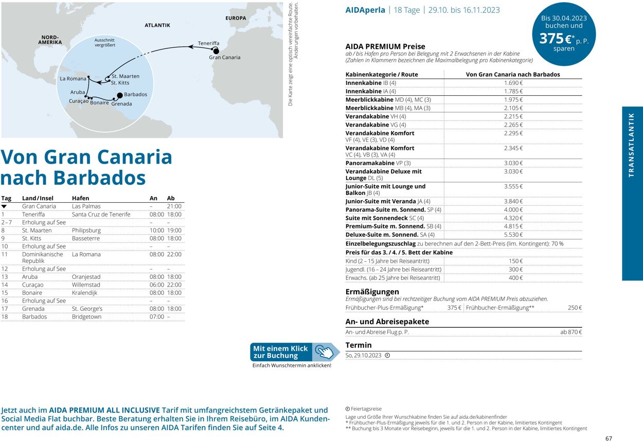 Prospekt Aida 01.10.2023 - 30.04.2024