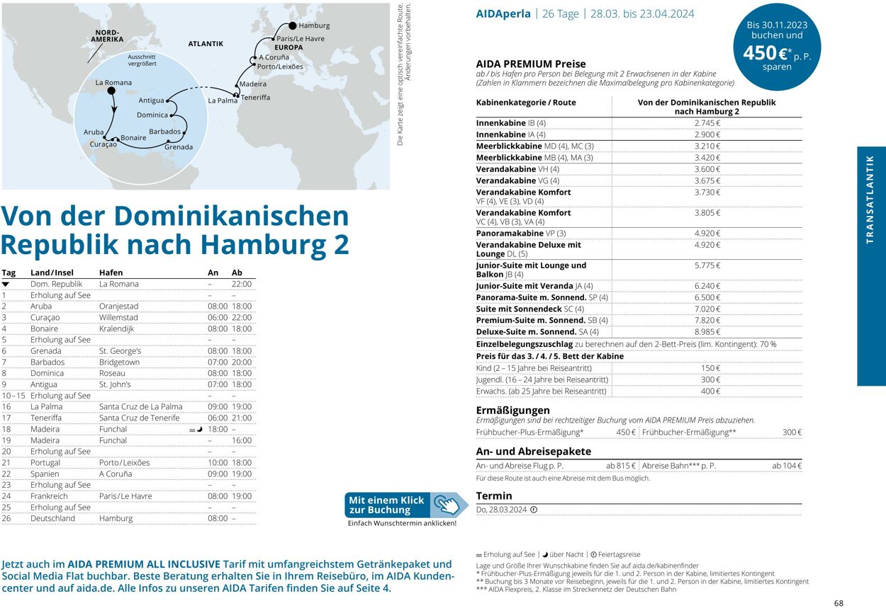 Prospekt Aida 01.10.2023 - 30.04.2024