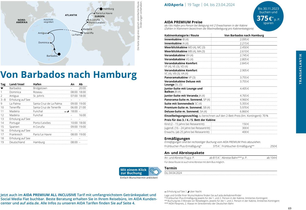 Prospekt Aida 01.10.2023 - 30.04.2024