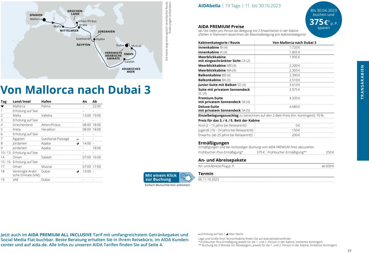 Prospekt Aida 01.10.2023 - 30.04.2024