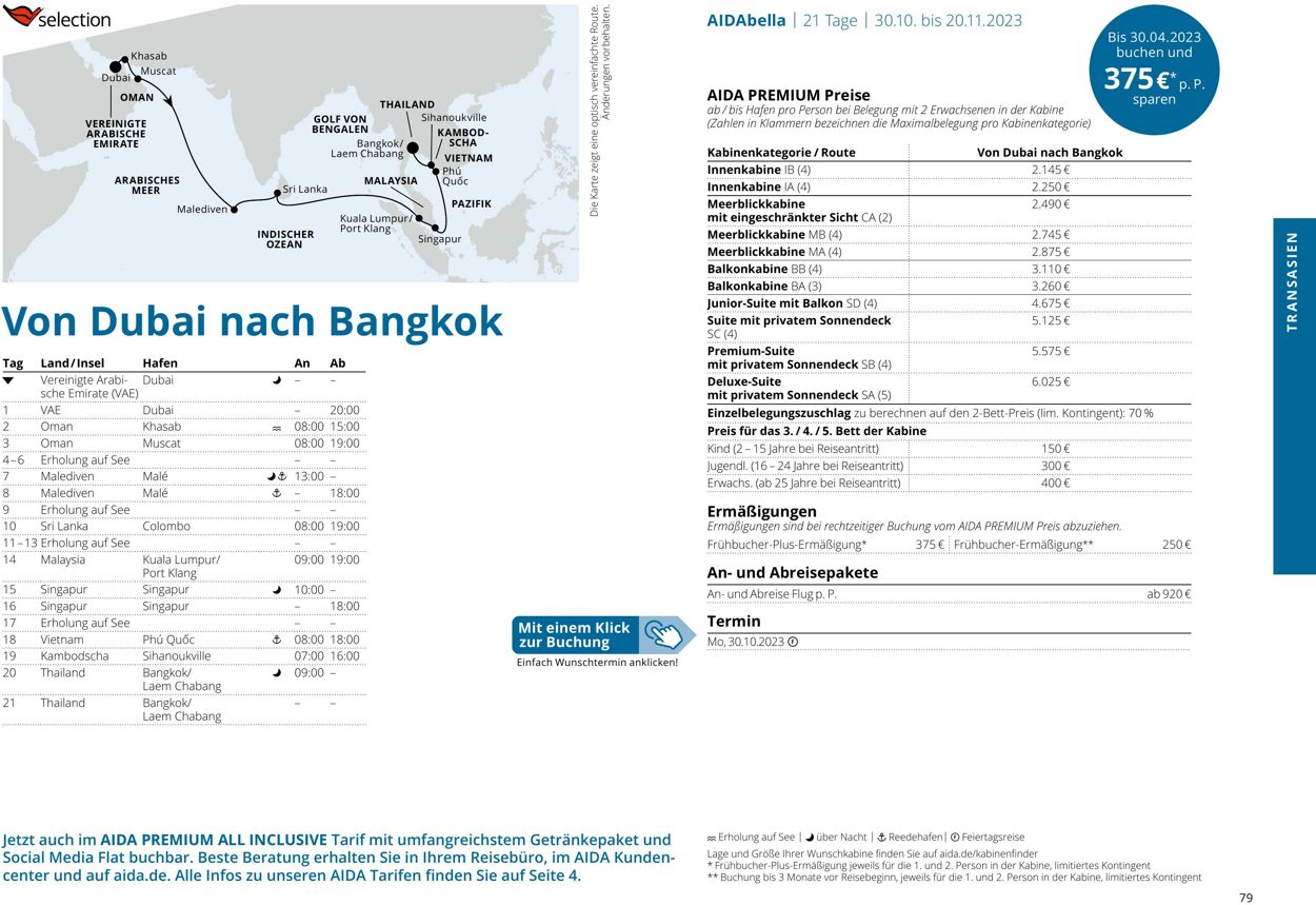 Prospekt Aida 01.10.2023 - 30.04.2024