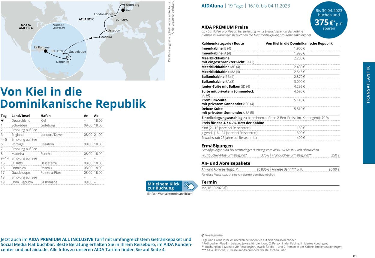 Prospekt Aida 01.10.2023 - 30.04.2024