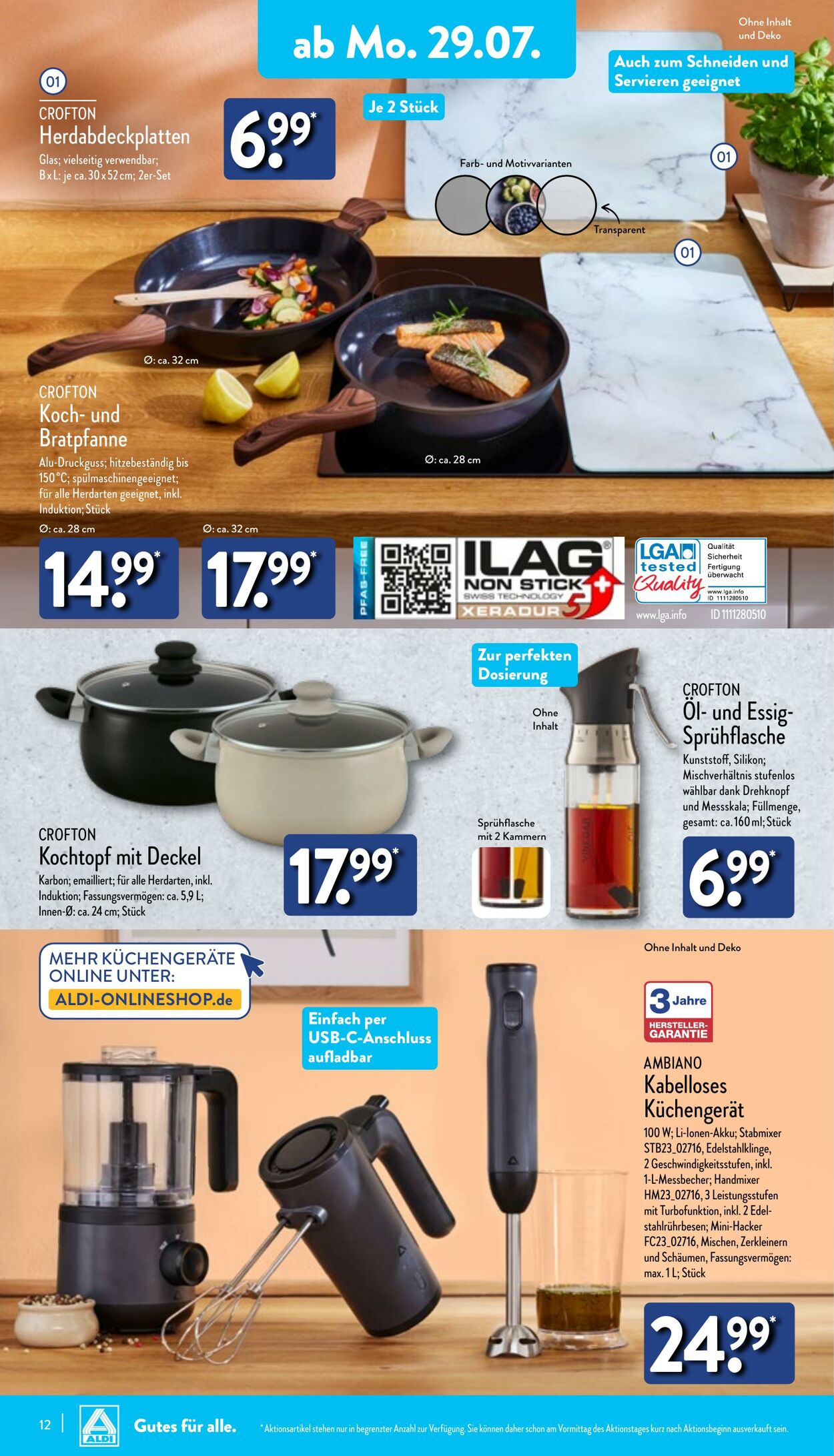 Prospekt Aldi-Nord 29.07.2024 - 03.08.2024