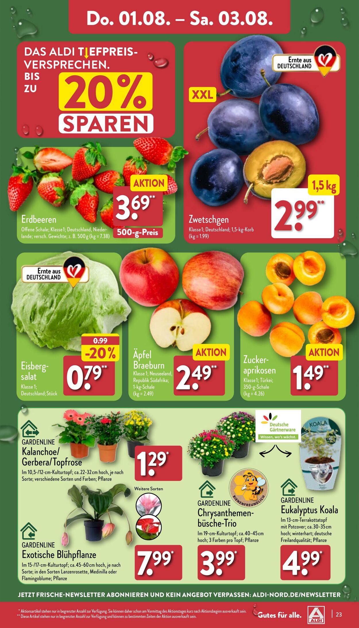 Prospekt Aldi-Nord 29.07.2024 - 03.08.2024