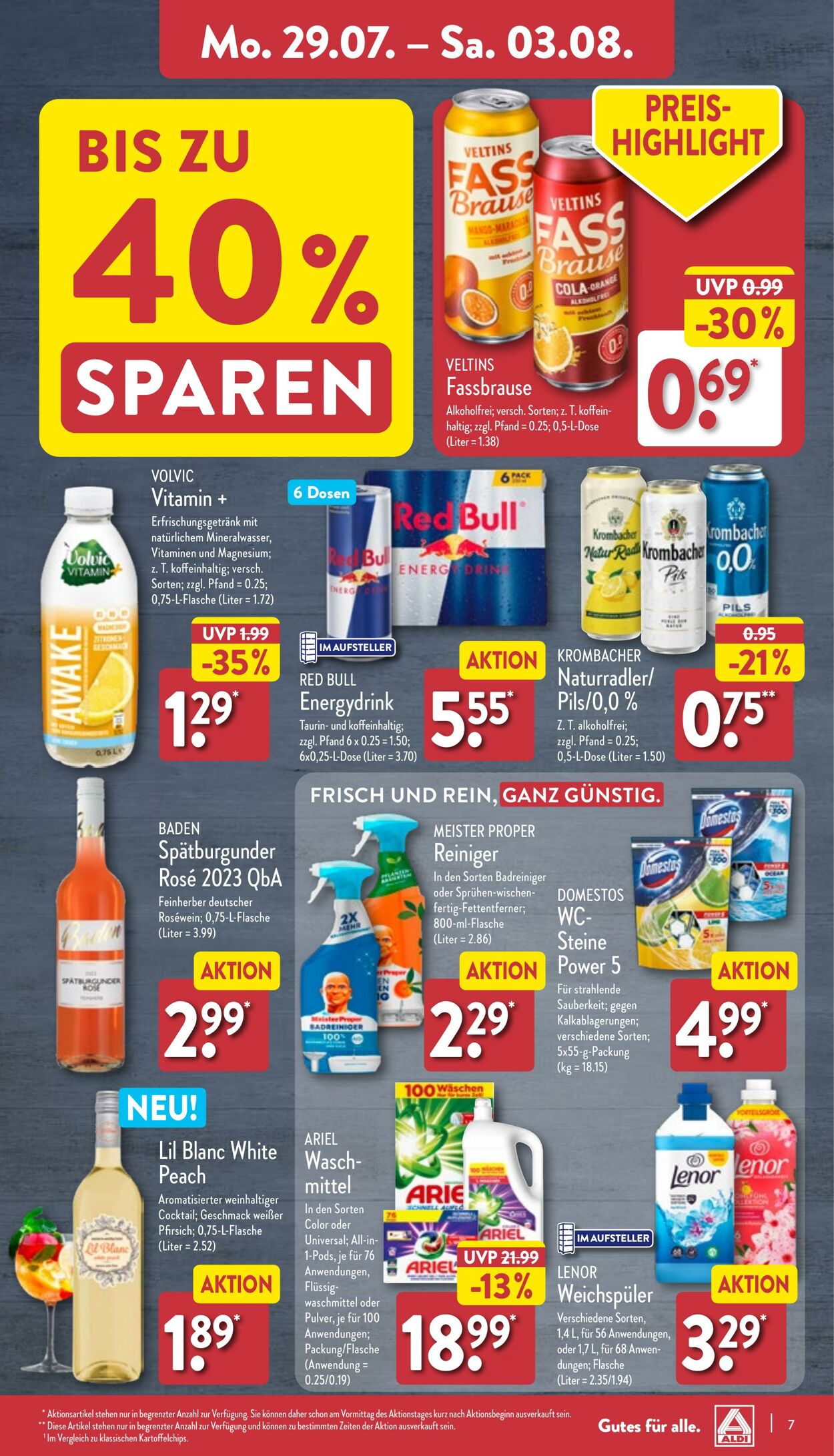 Prospekt Aldi-Nord 29.07.2024 - 03.08.2024