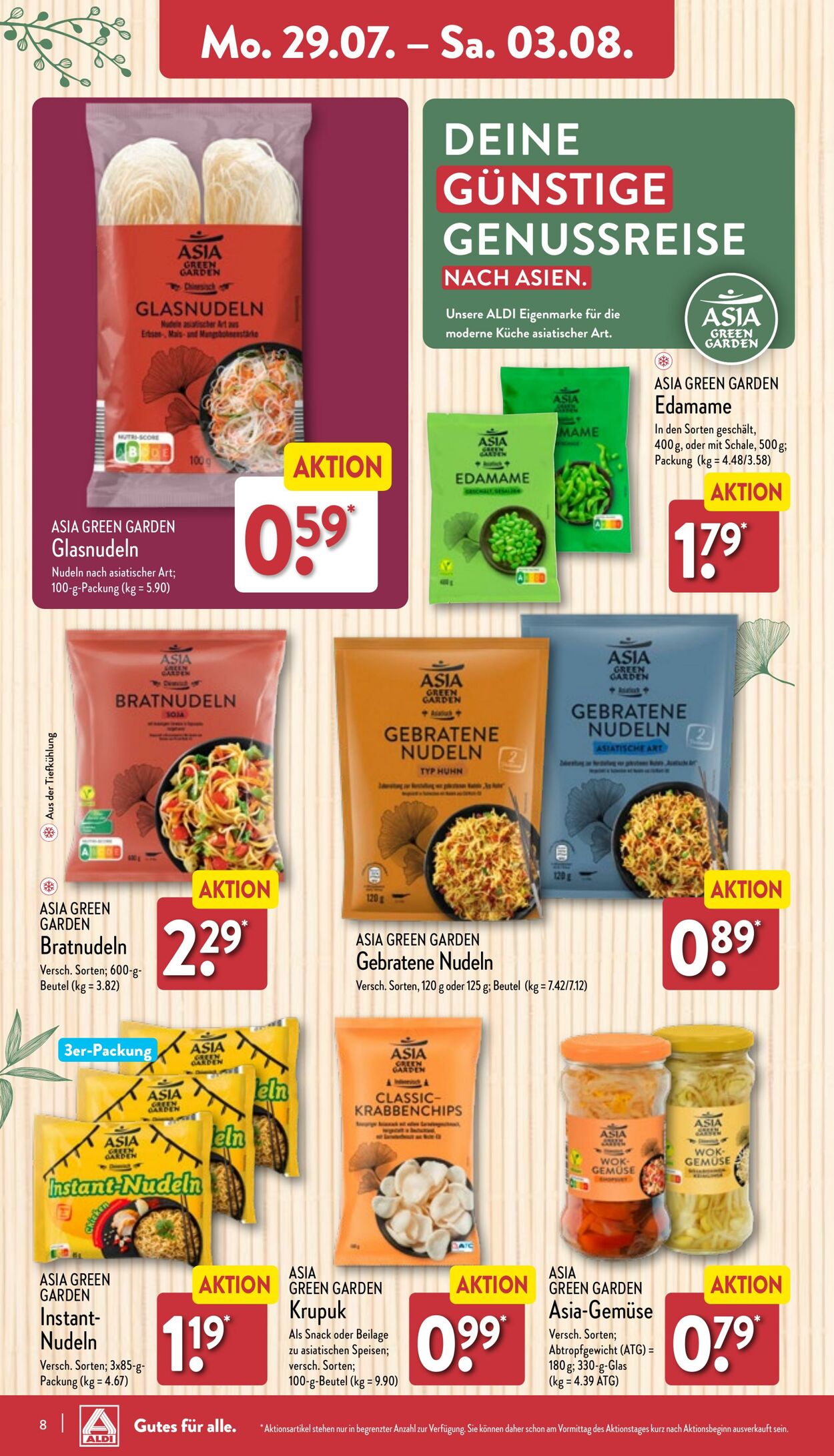 Prospekt Aldi-Nord 29.07.2024 - 03.08.2024