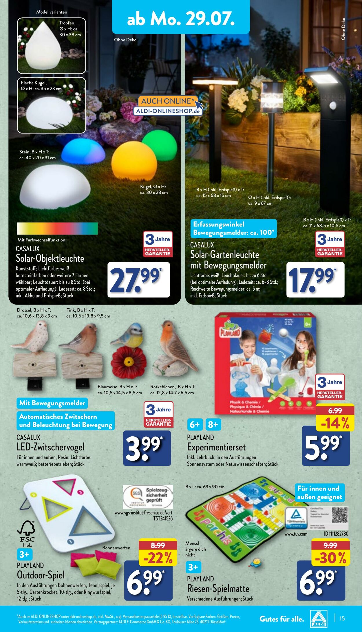 Prospekt Aldi-Nord 29.07.2024 - 03.08.2024