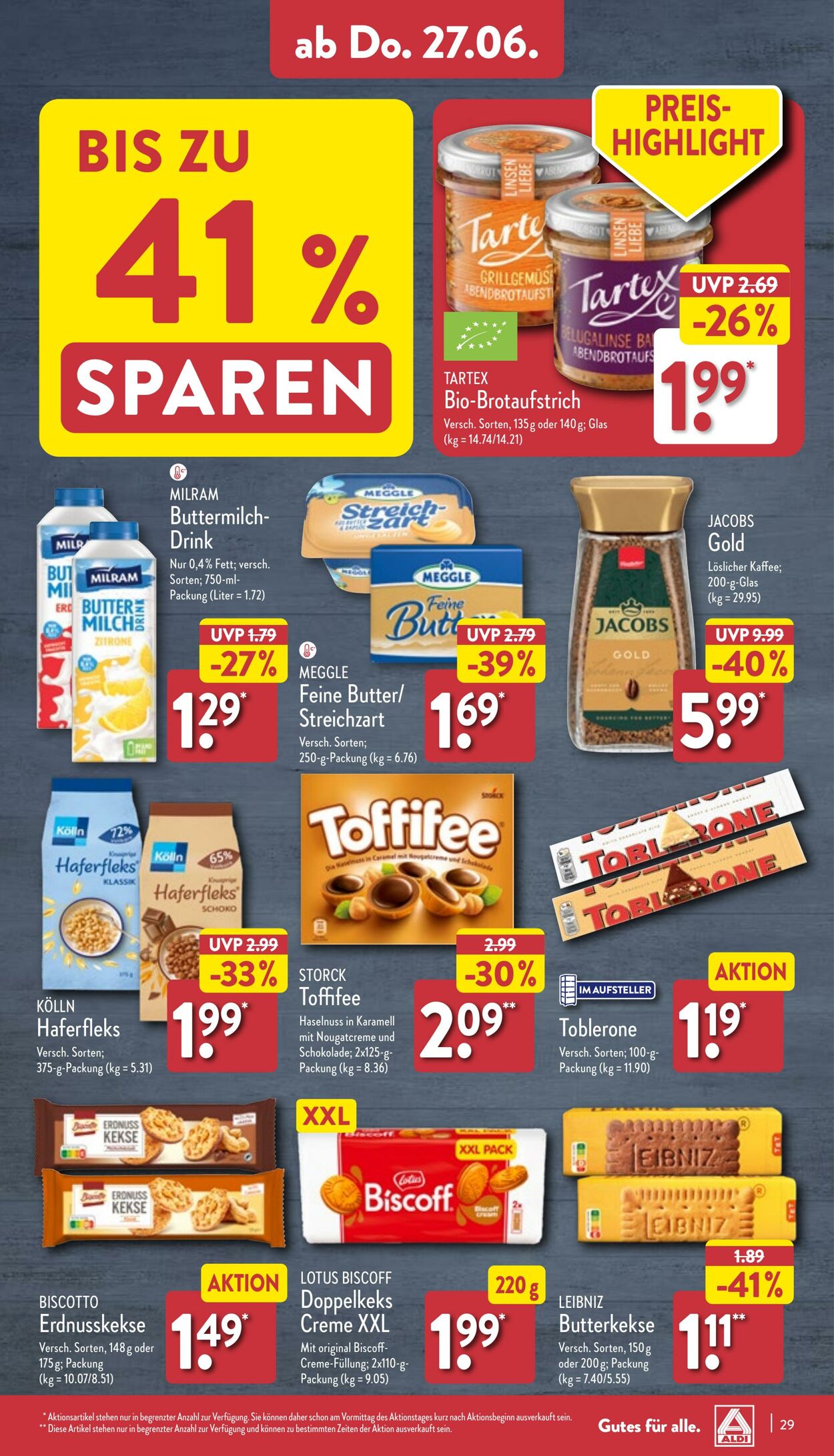 Prospekt Aldi-Nord 24.06.2024 - 29.06.2024