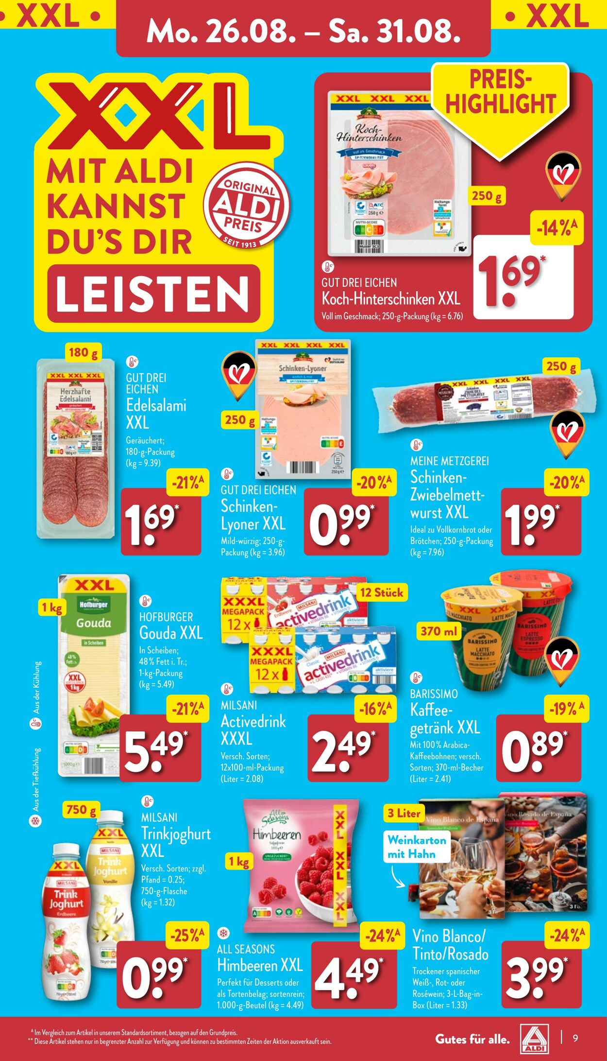 Prospekt Aldi-Nord 26.08.2024 - 31.08.2024