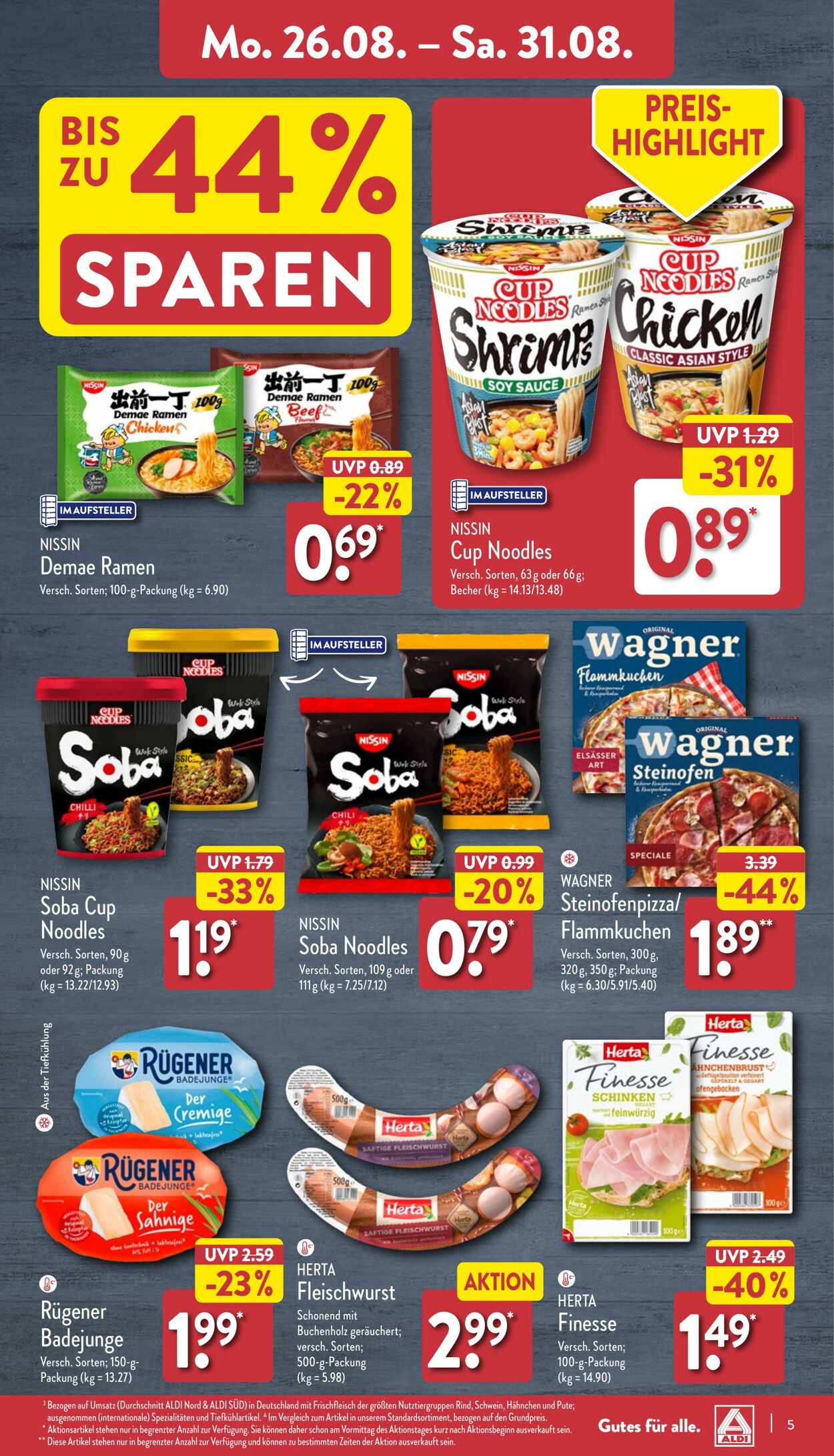 Prospekt Aldi-Nord 26.08.2024 - 31.08.2024