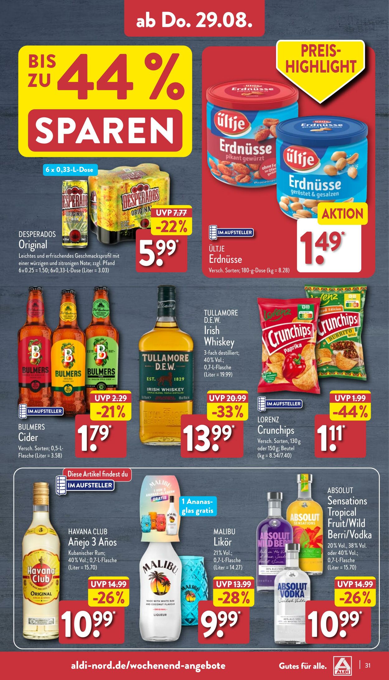 Prospekt Aldi-Nord 26.08.2024 - 31.08.2024