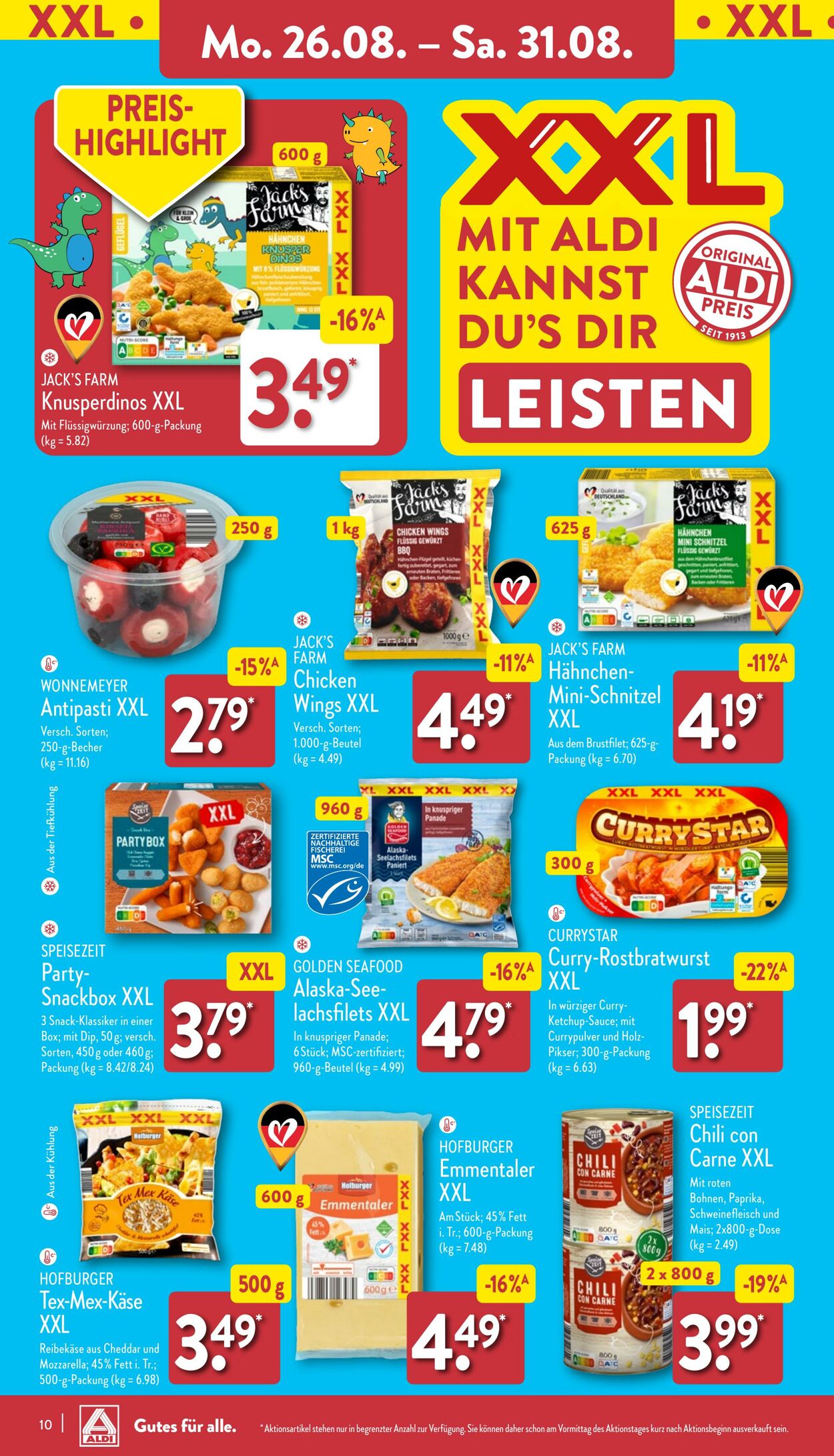 Prospekt Aldi-Nord 26.08.2024 - 31.08.2024