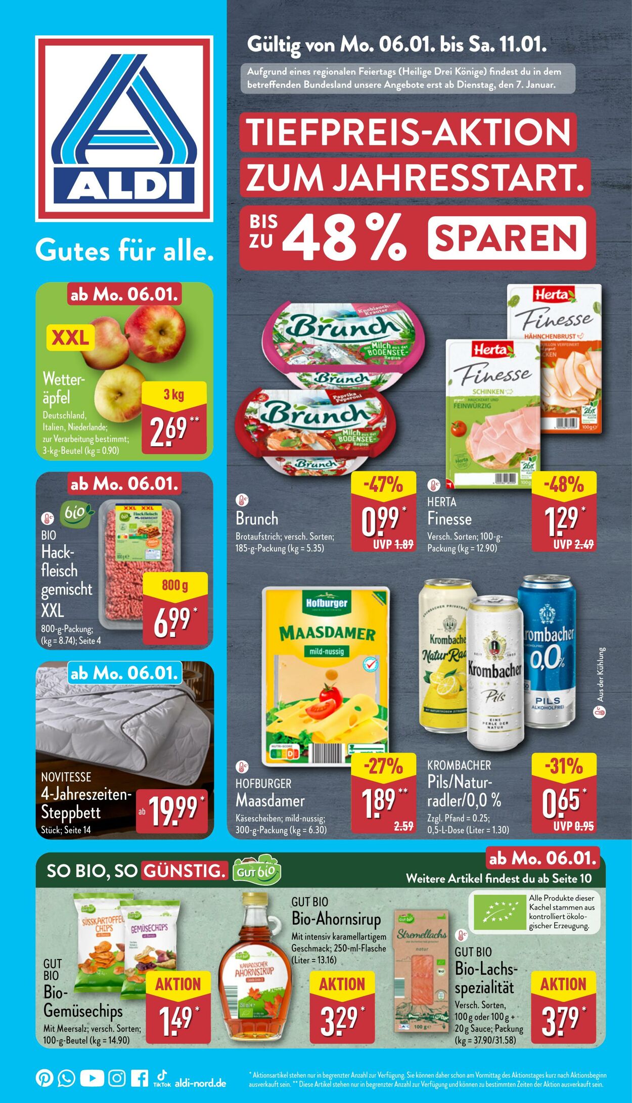 Prospekt Aldi-Nord 05.01.2025 - 12.01.2025