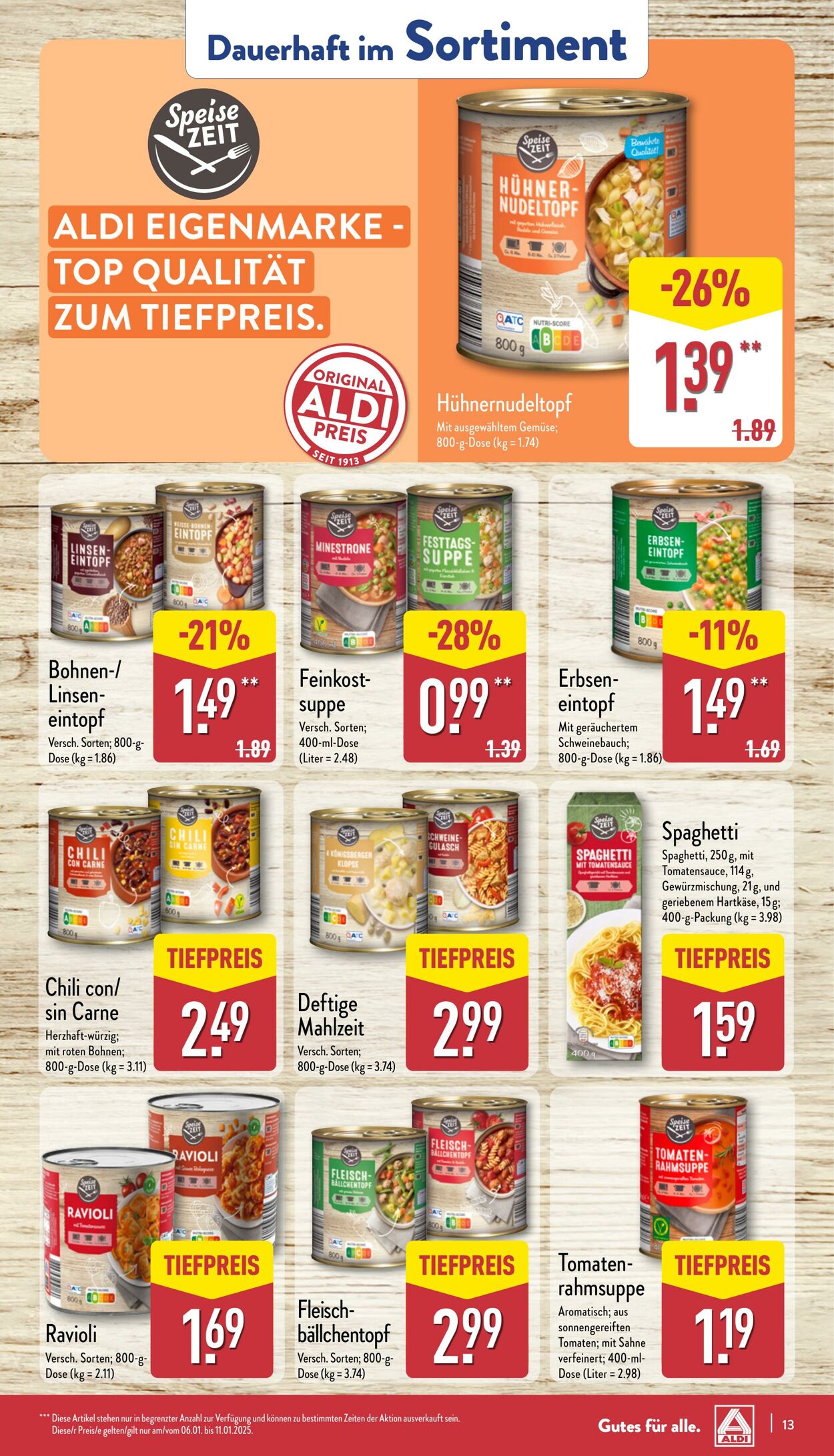 Prospekt Aldi-Nord 05.01.2025 - 12.01.2025