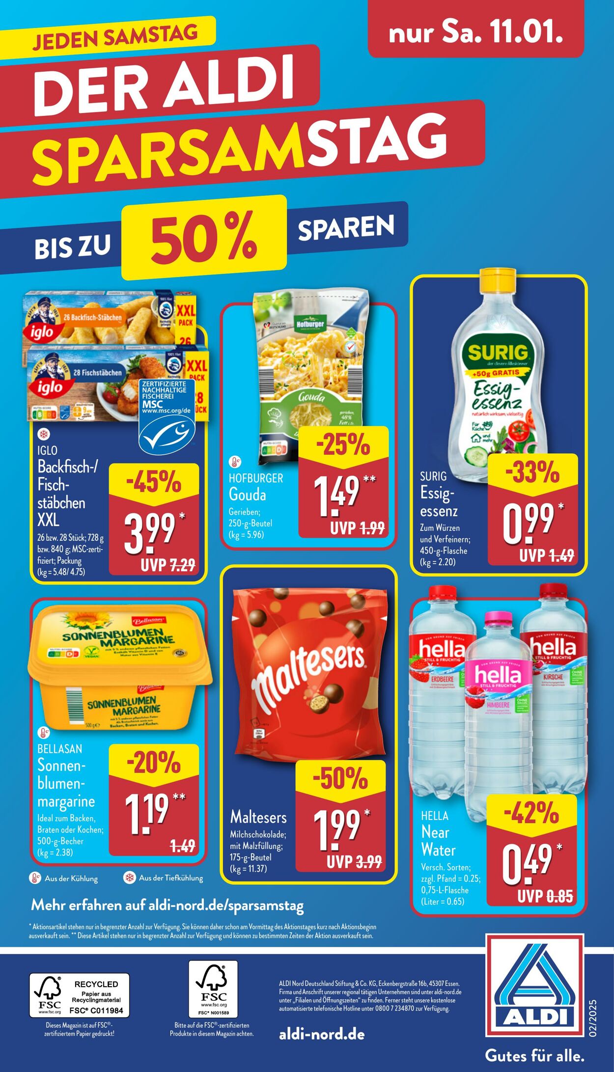 Prospekt Aldi-Nord 05.01.2025 - 12.01.2025