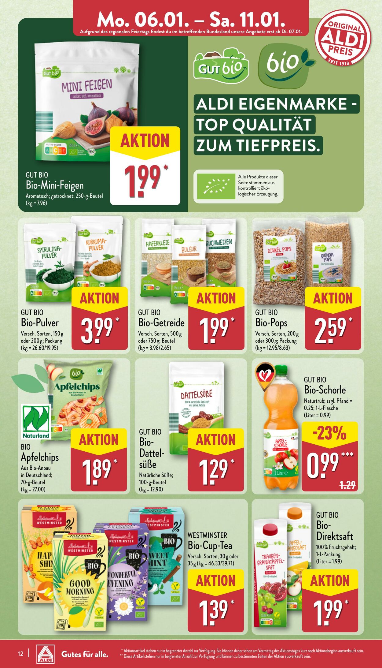 Prospekt Aldi-Nord 05.01.2025 - 12.01.2025