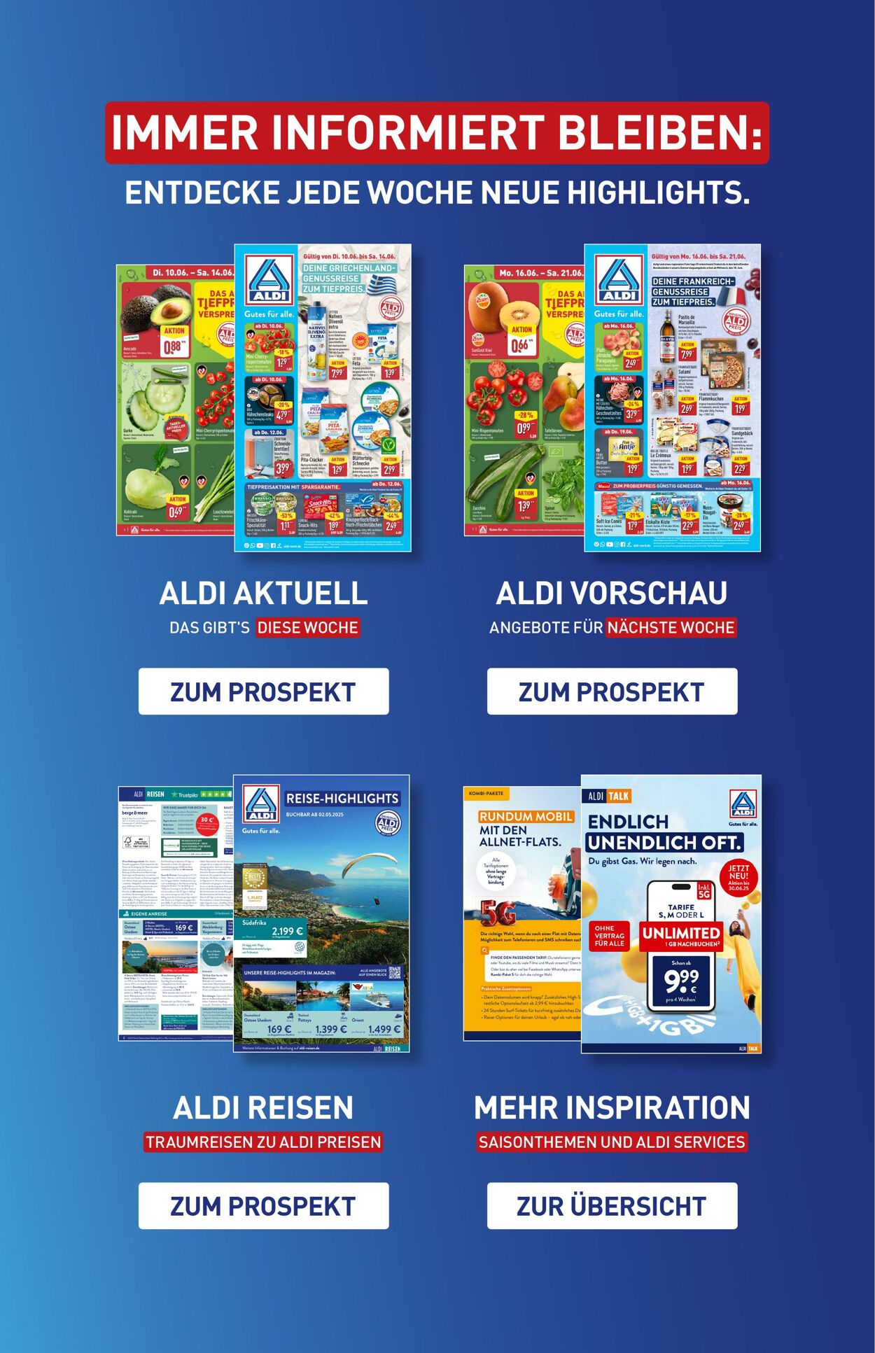 Prospekt Aldi-Nord 16.06.2025 - 21.06.2025
