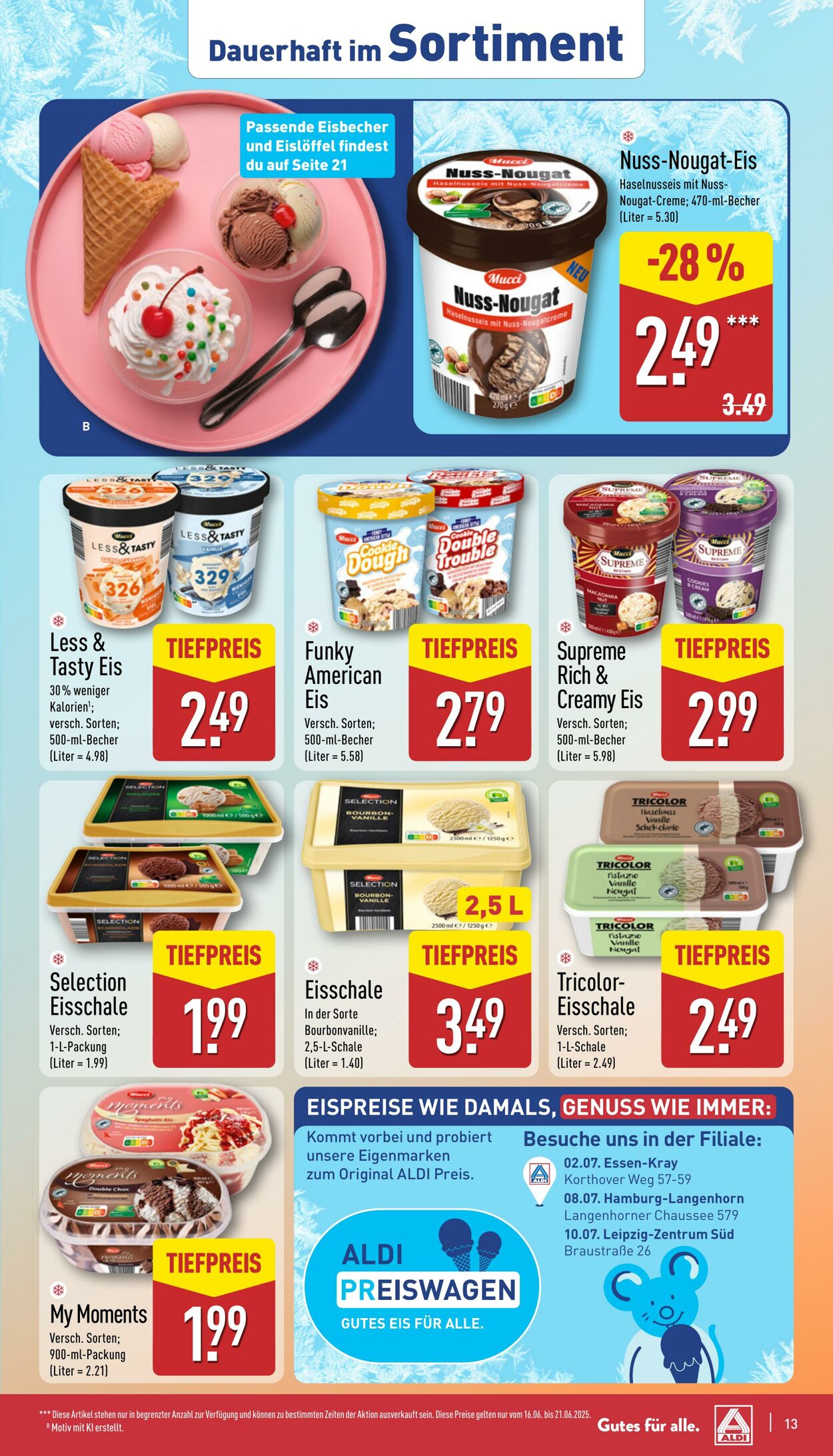 Prospekt Aldi-Nord 16.06.2025 - 21.06.2025