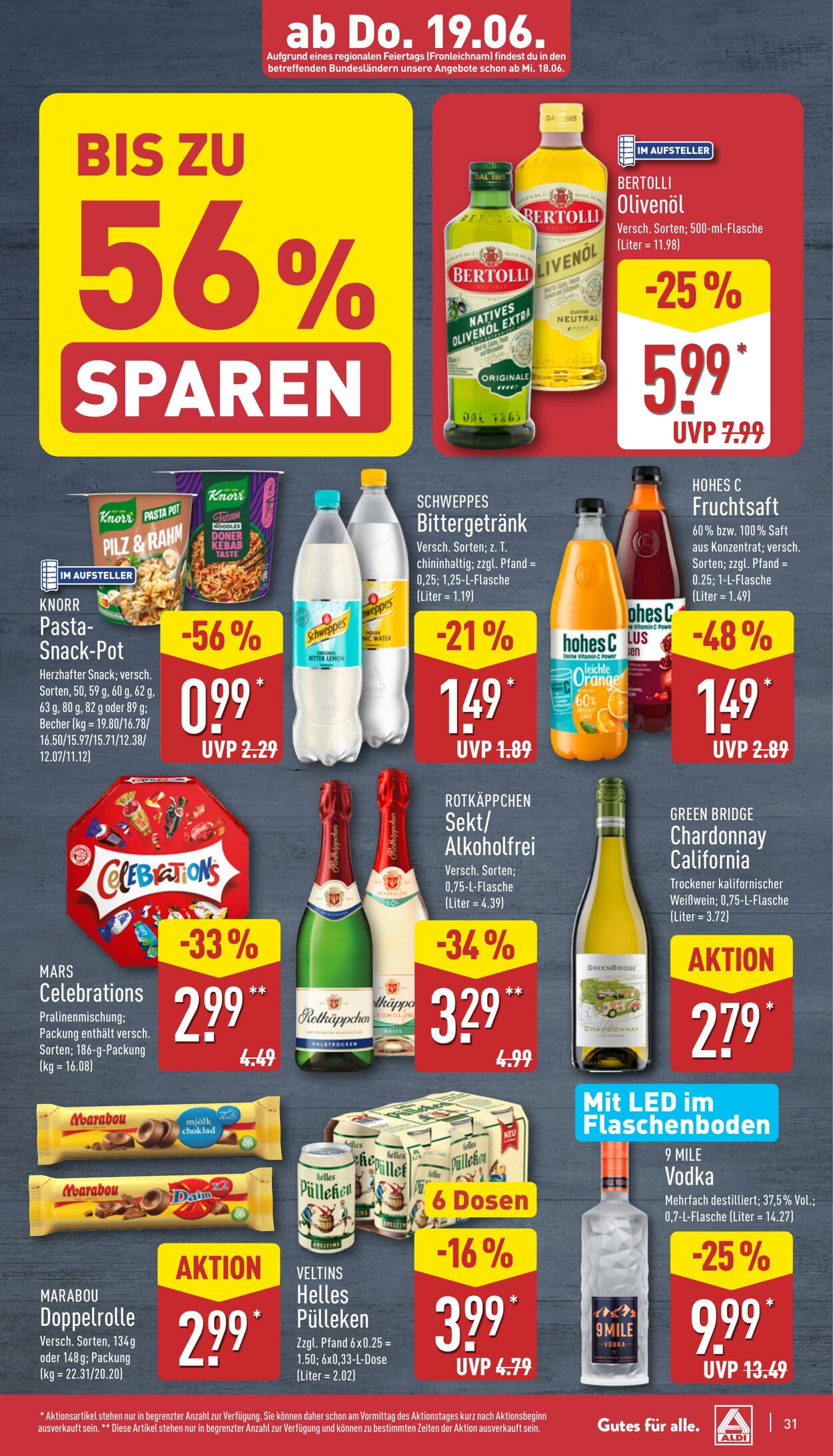 Prospekt Aldi-Nord 16.06.2025 - 21.06.2025