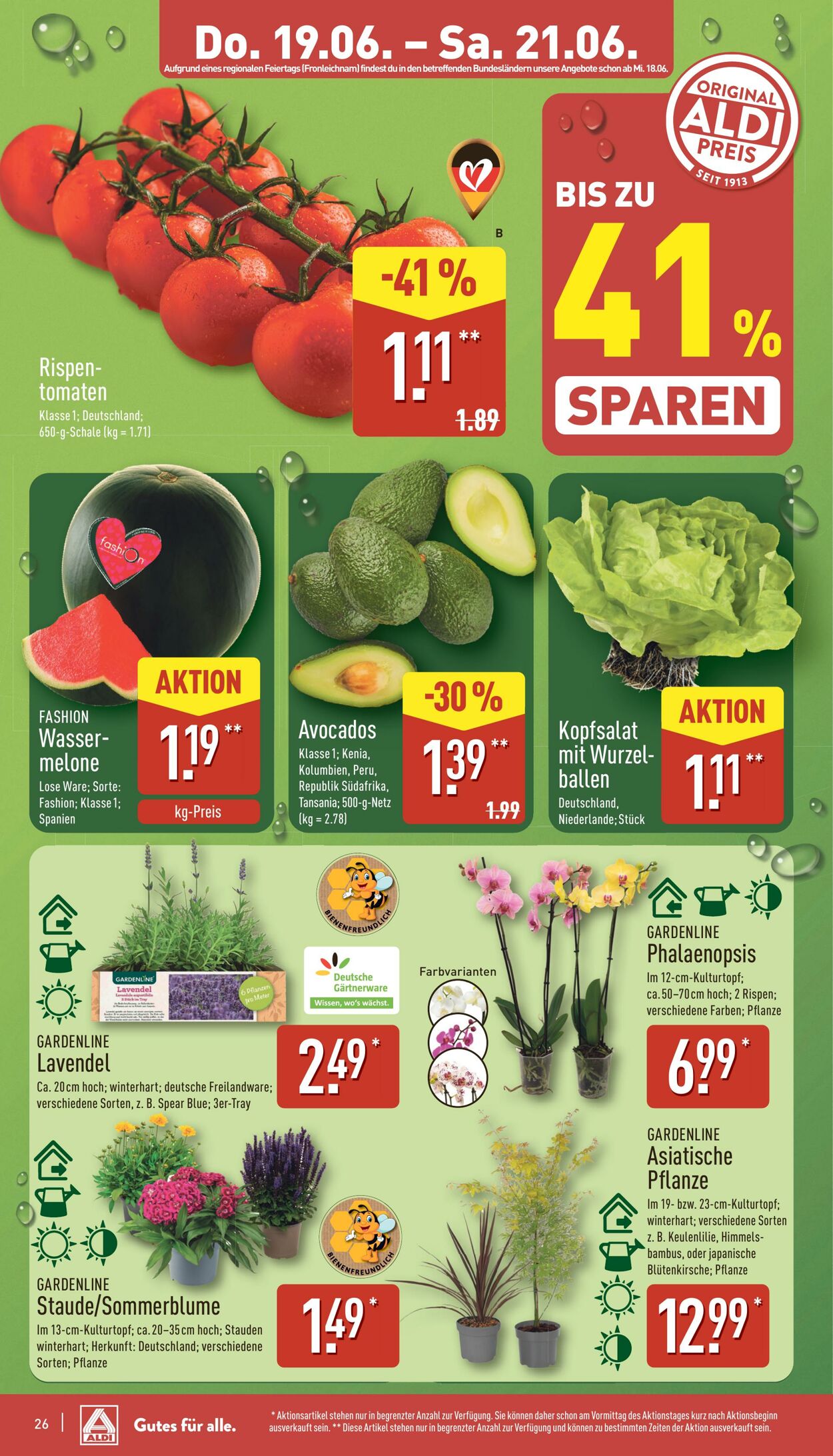 Prospekt Aldi-Nord 16.06.2025 - 21.06.2025