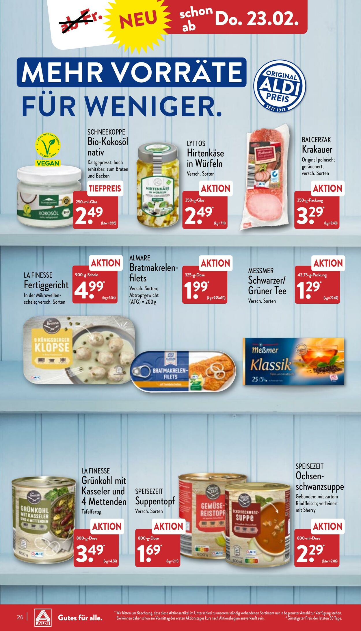 Prospekt Aldi-Nord 20.02.2023 - 25.02.2023