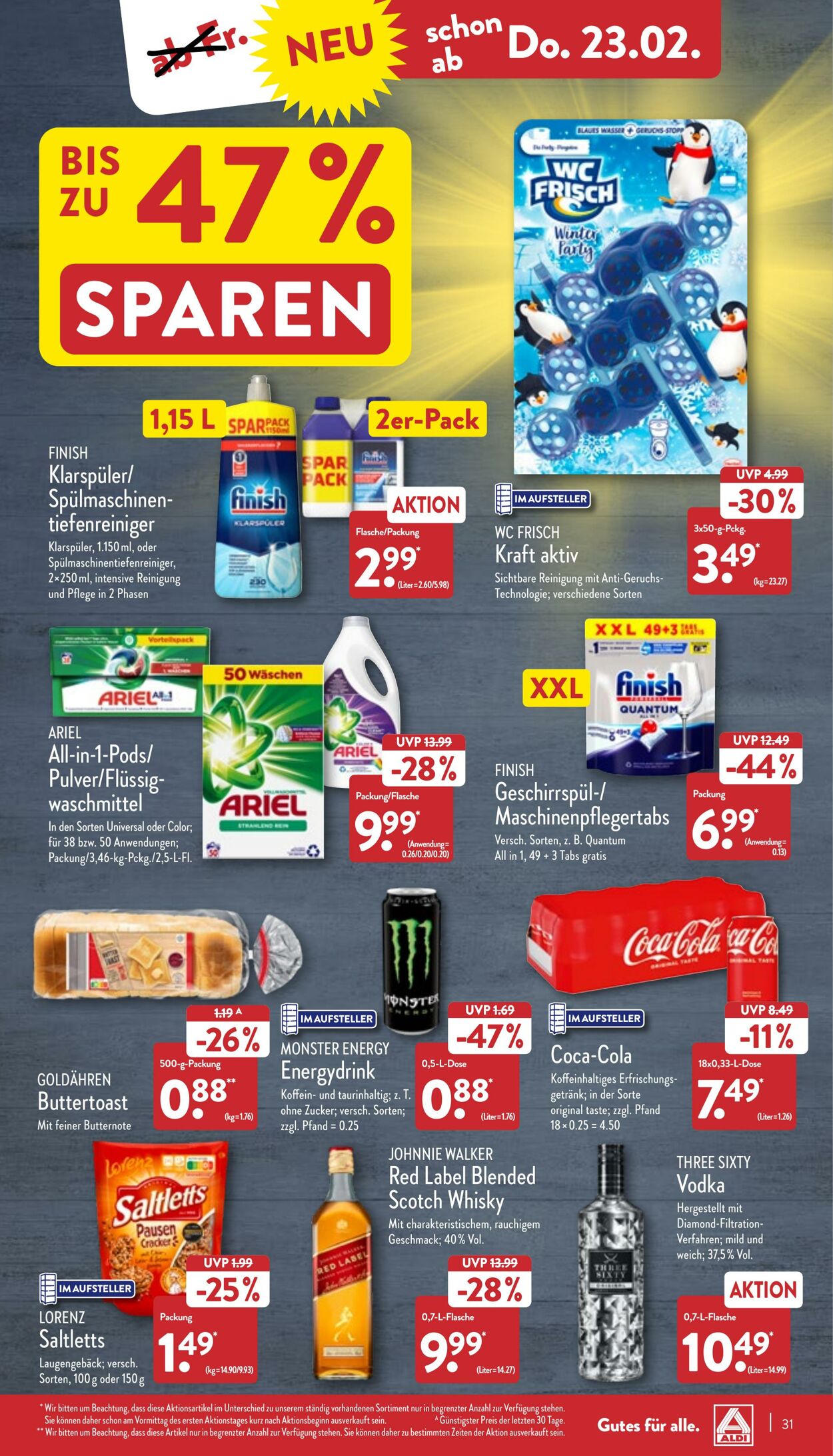 Prospekt Aldi-Nord 20.02.2023 - 25.02.2023