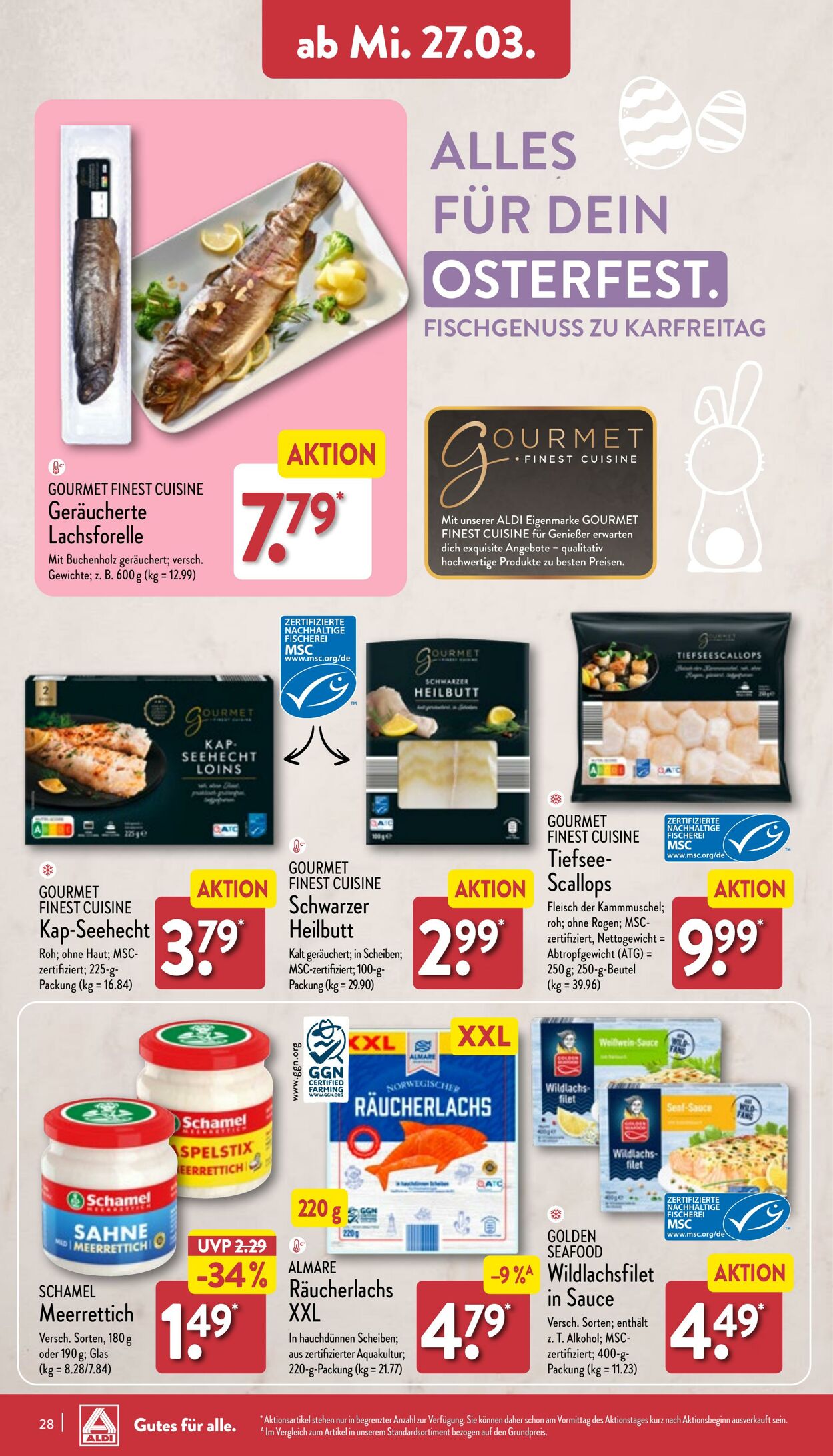 Prospekt Aldi-Nord 18.03.2024 - 23.03.2024