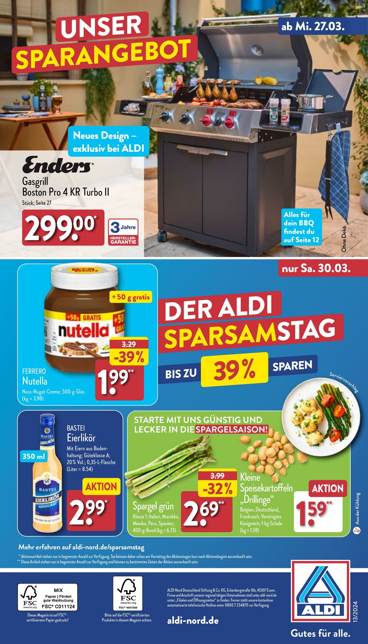 Prospekt Aldi-Nord 18.03.2024 - 23.03.2024