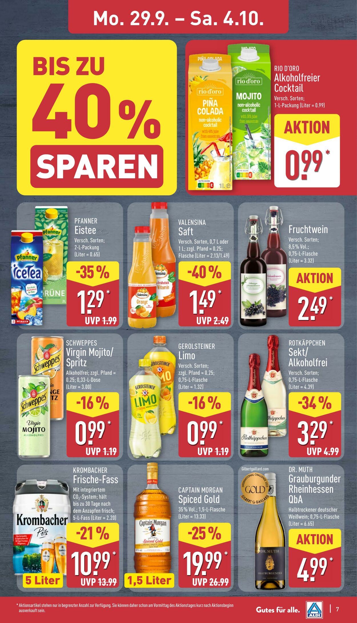 Prospekt Aldi-Nord 29.09.2025 - 04.10.2025