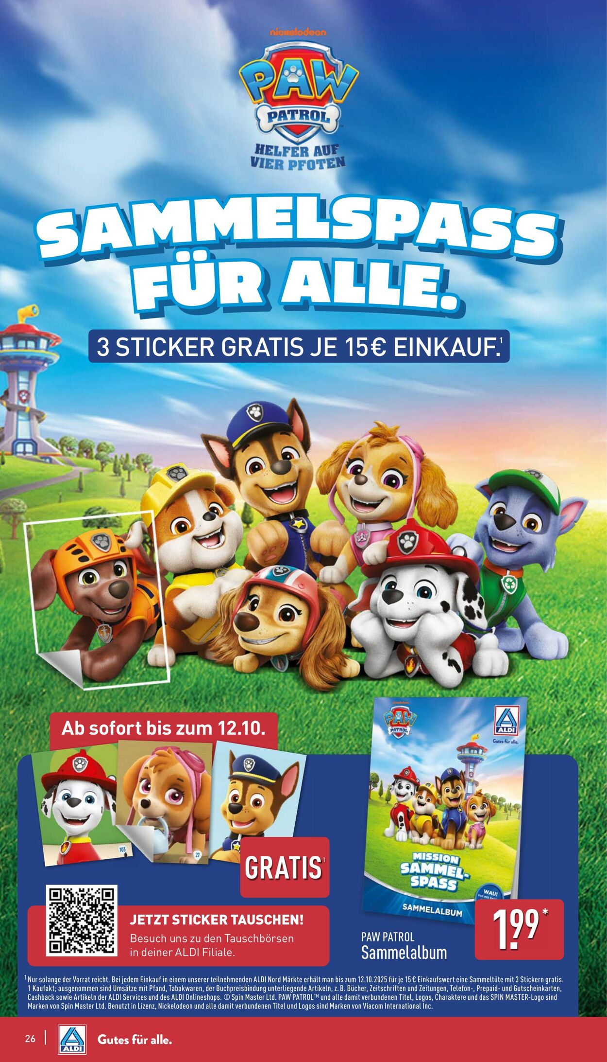 Prospekt Aldi-Nord 29.09.2025 - 04.10.2025