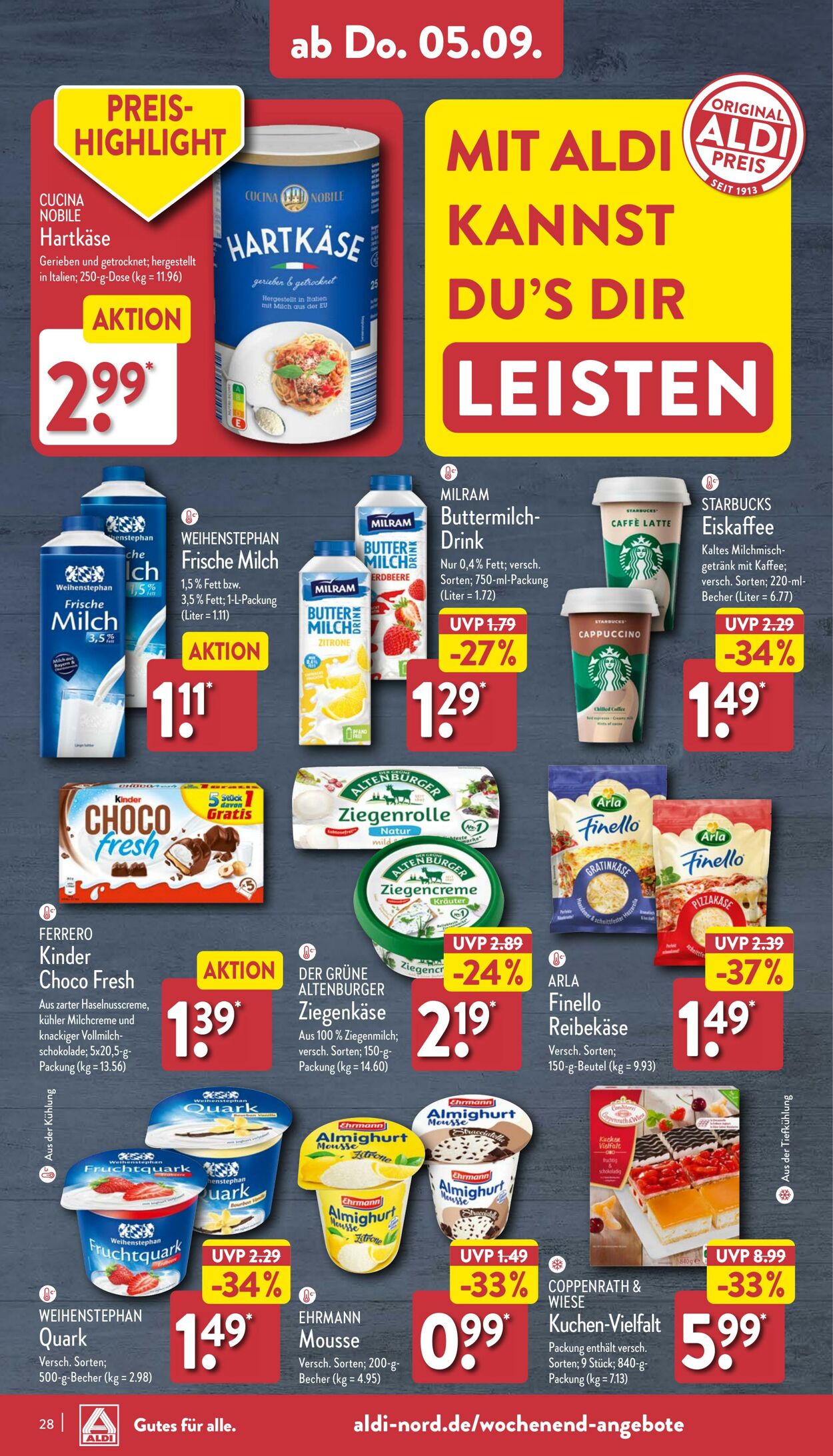 Prospekt Aldi-Nord 26.08.2024 - 31.08.2024