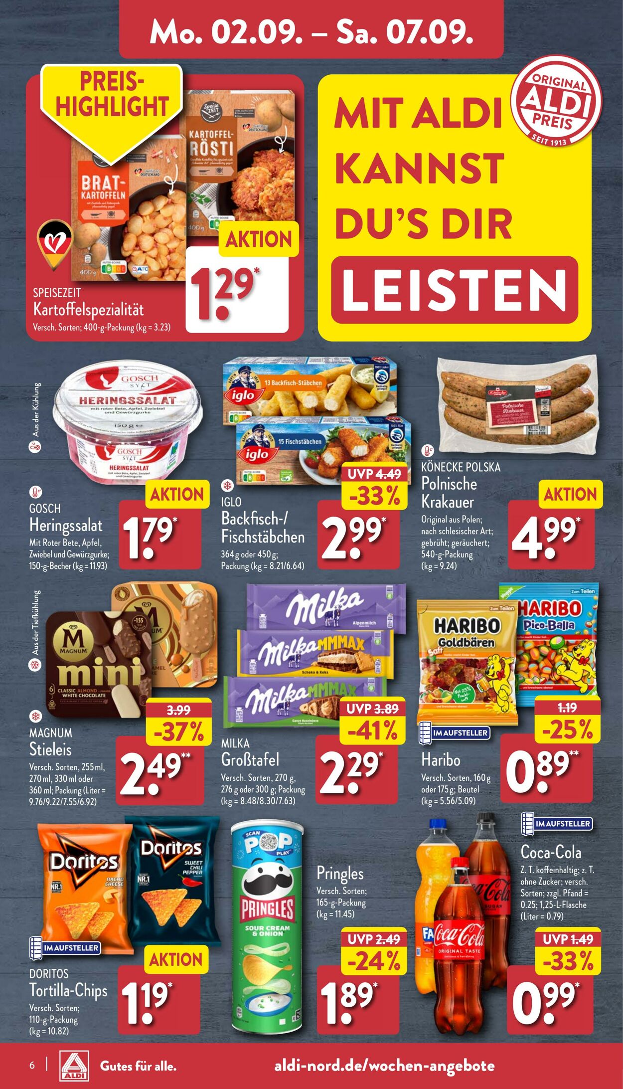 Prospekt Aldi-Nord 26.08.2024 - 31.08.2024