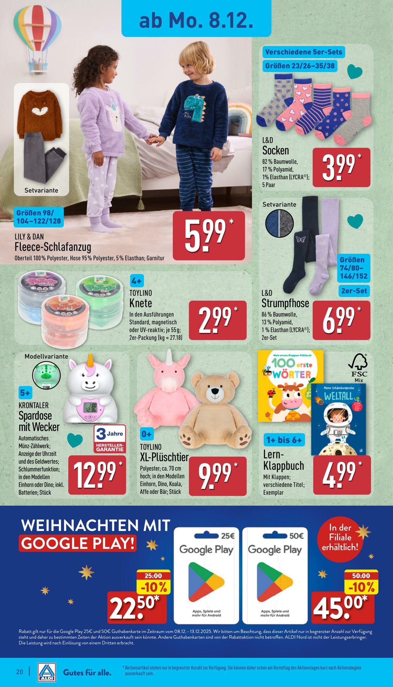 Prospekt Aldi-Nord 08.12.2025 - 13.12.2025