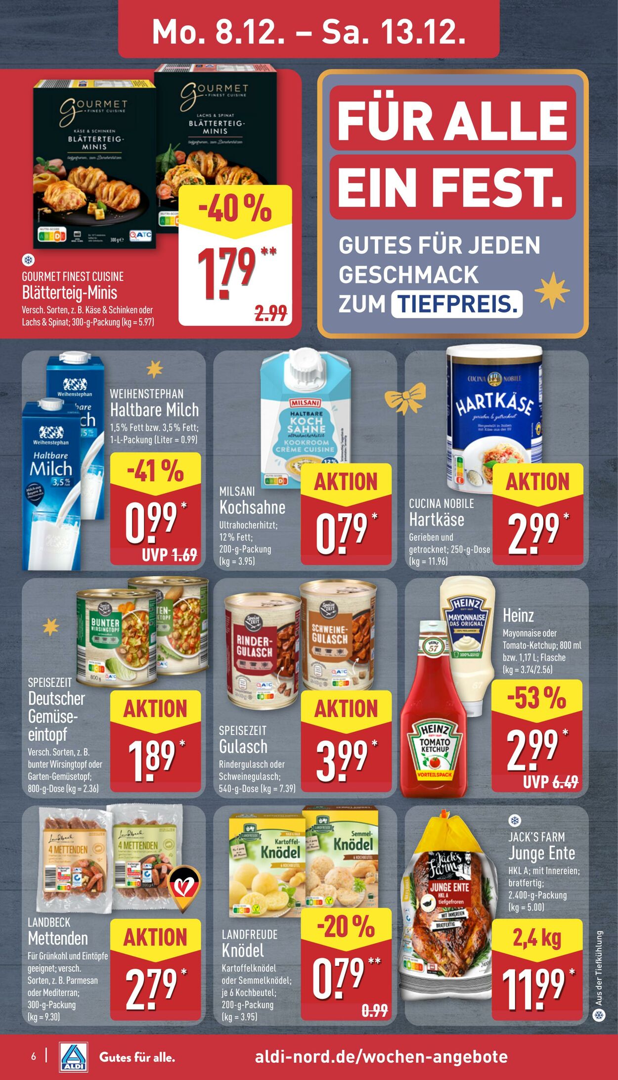 Prospekt Aldi-Nord 08.12.2025 - 13.12.2025