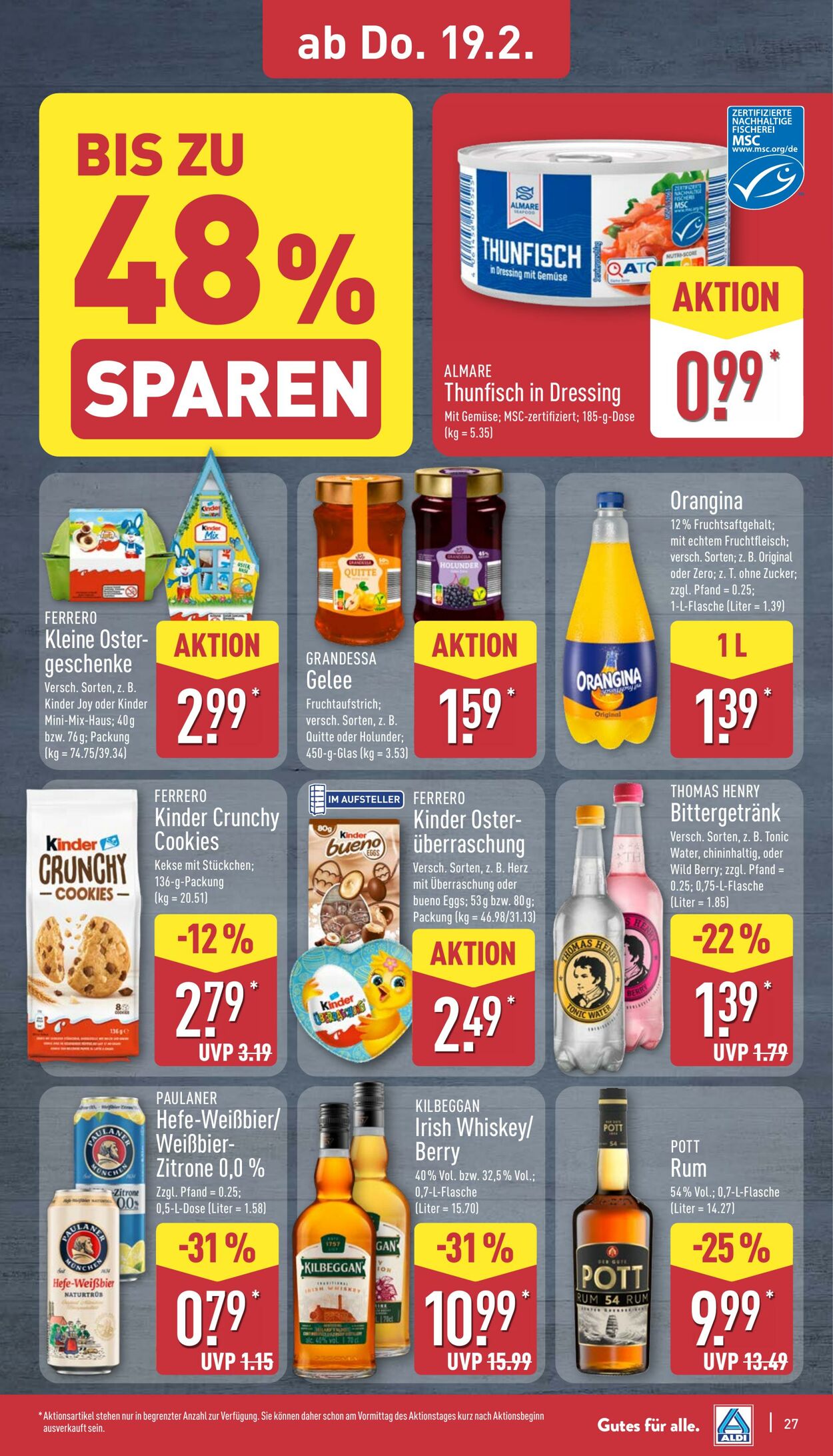 Prospekt Aldi-Nord 16.02.2026 - 21.02.2026