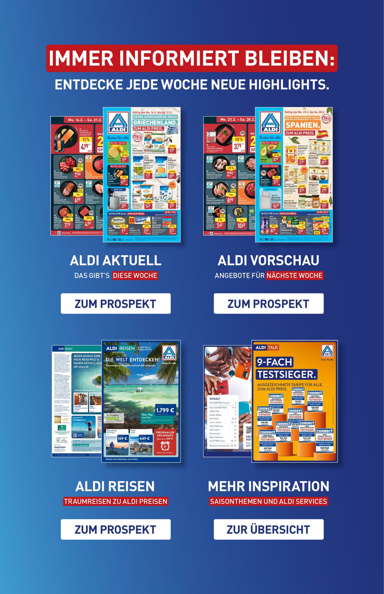 Prospekt Aldi-Nord 16.02.2026 - 21.02.2026