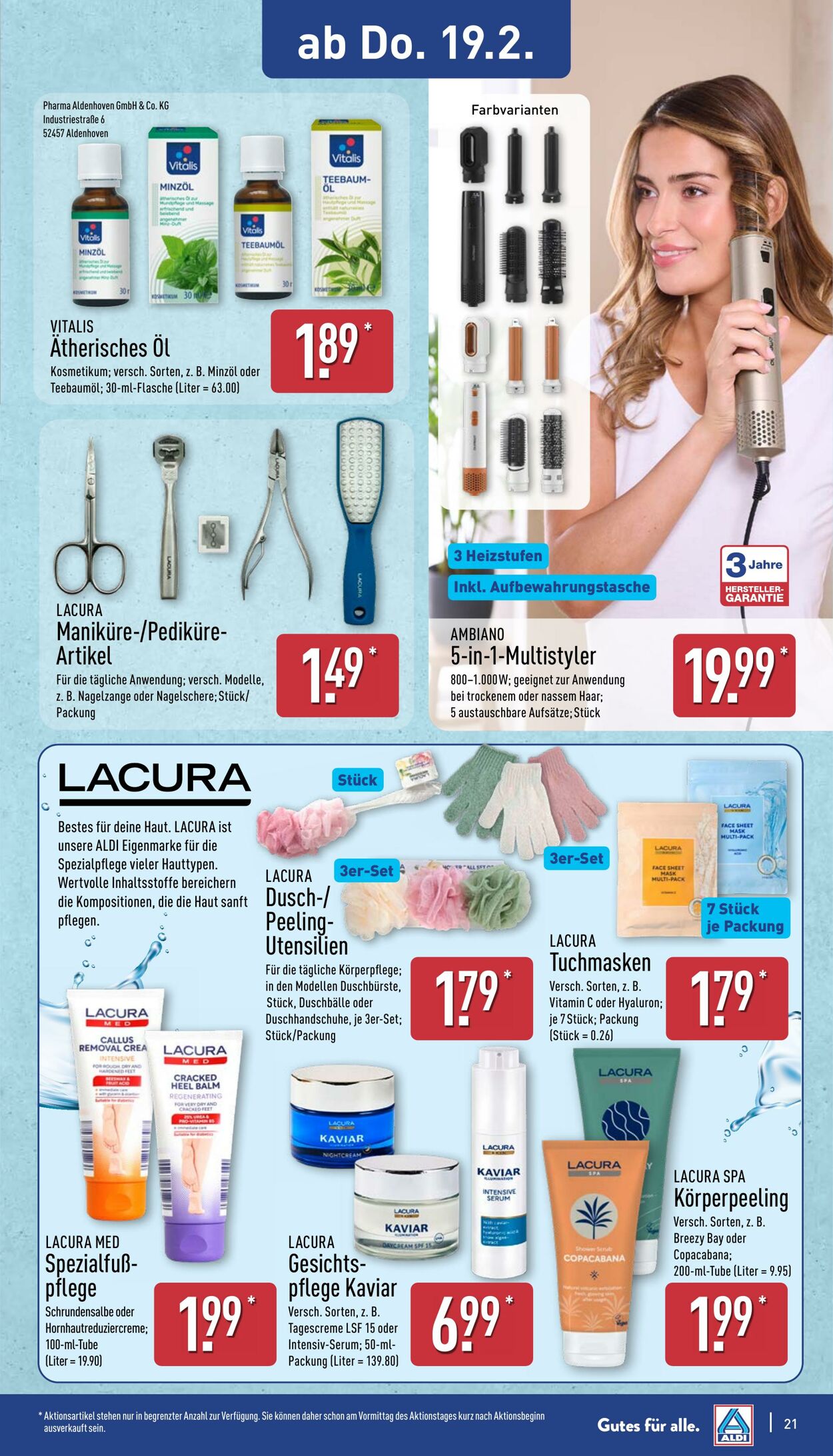 Prospekt Aldi-Nord 16.02.2026 - 21.02.2026