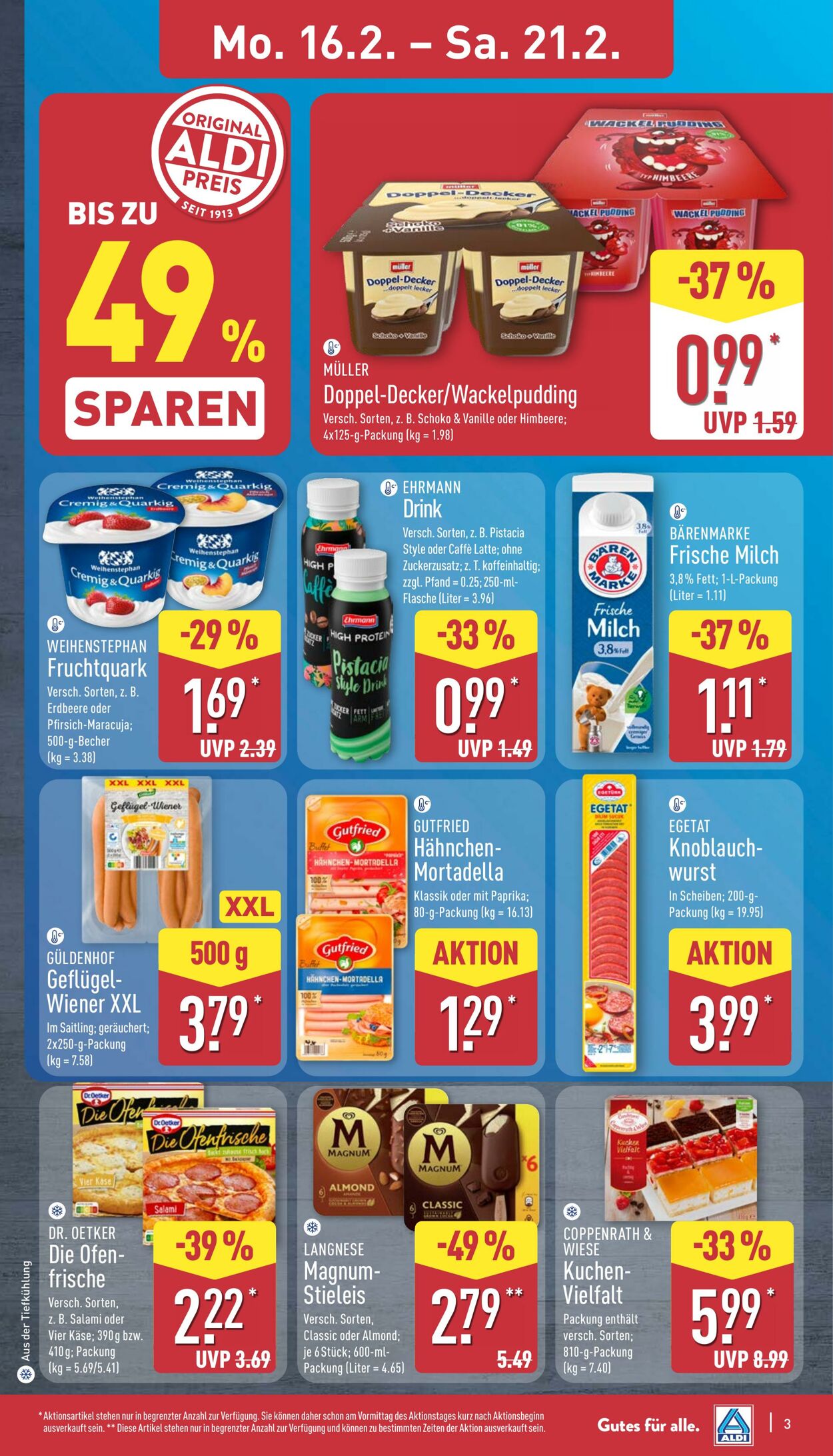 Prospekt Aldi-Nord 16.02.2026 - 21.02.2026
