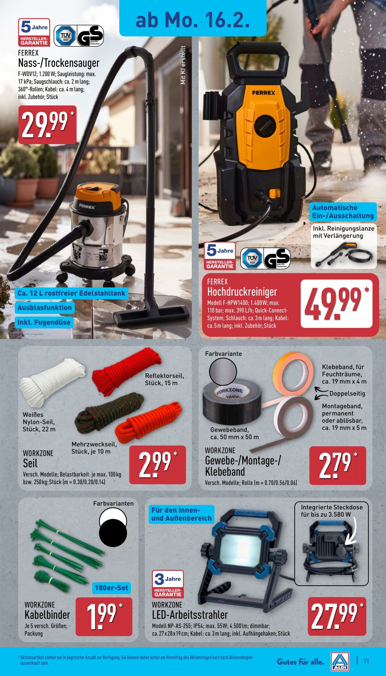 Prospekt Aldi-Nord 16.02.2026 - 21.02.2026