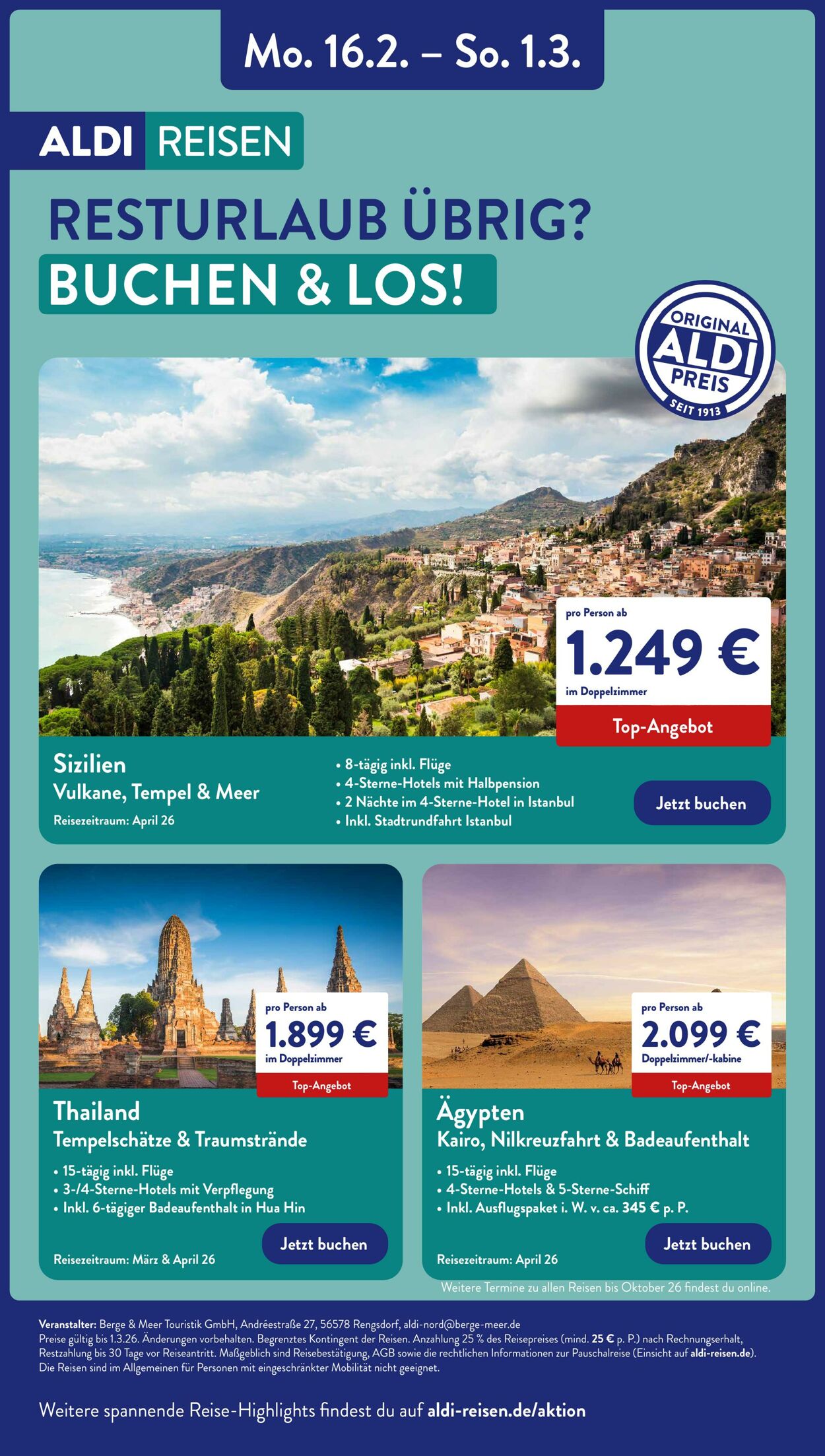 Prospekt Aldi-Nord 16.02.2026 - 21.02.2026