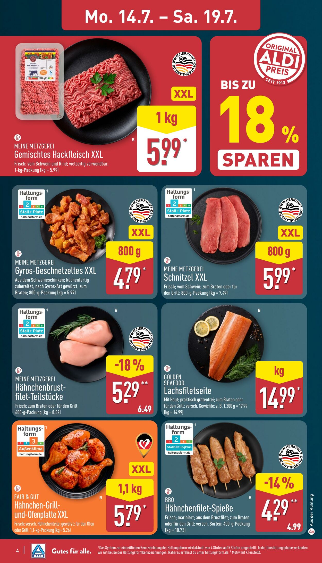 Prospekt Aldi-Nord 14.07.2025 - 19.07.2025