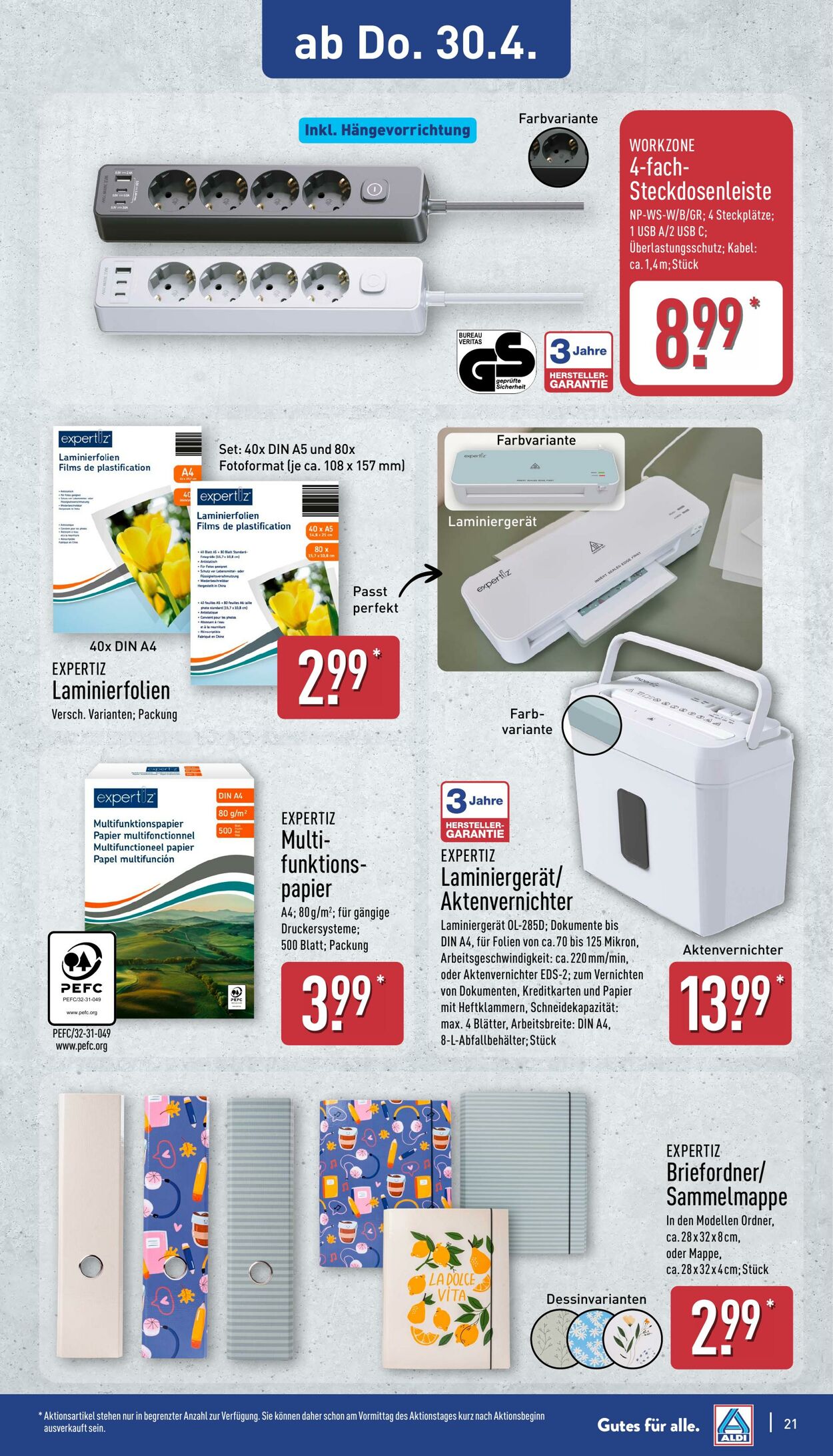 Prospekt Aldi-Nord 20.04.2026 - 25.04.2026