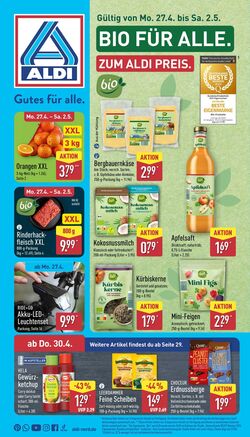 Prospekt Aldi-Nord 20.04.2026 - 25.04.2026